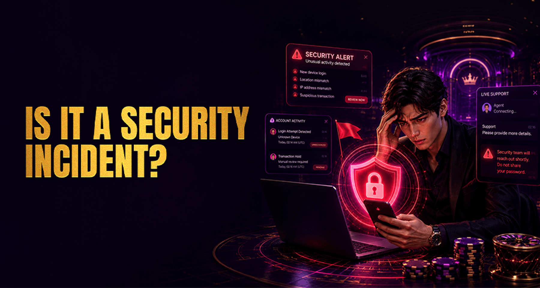 When Should a Casino Issue Be Treated as a Security Incident?