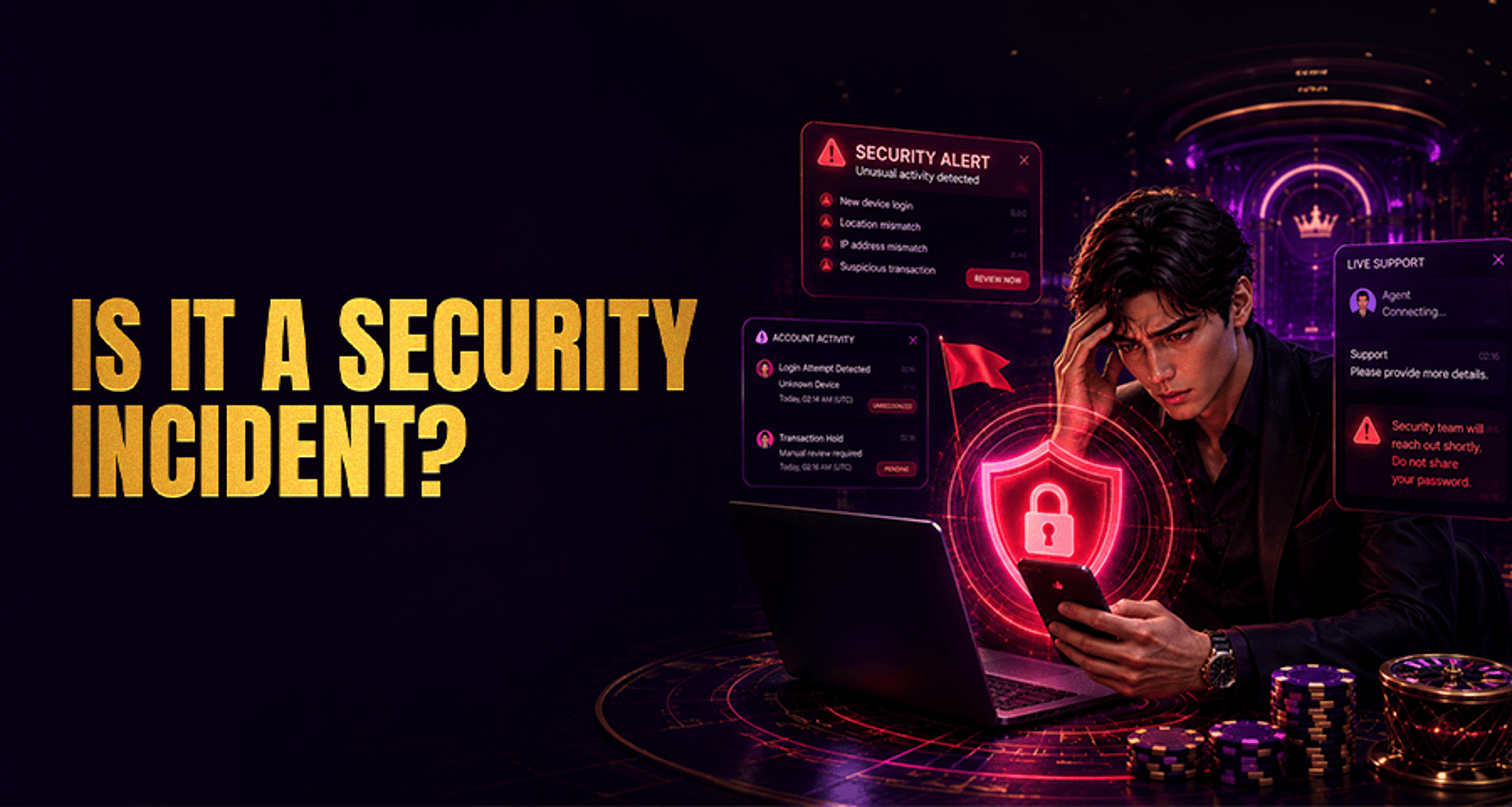 When Should a Casino Issue Be Treated as a Security Incident?