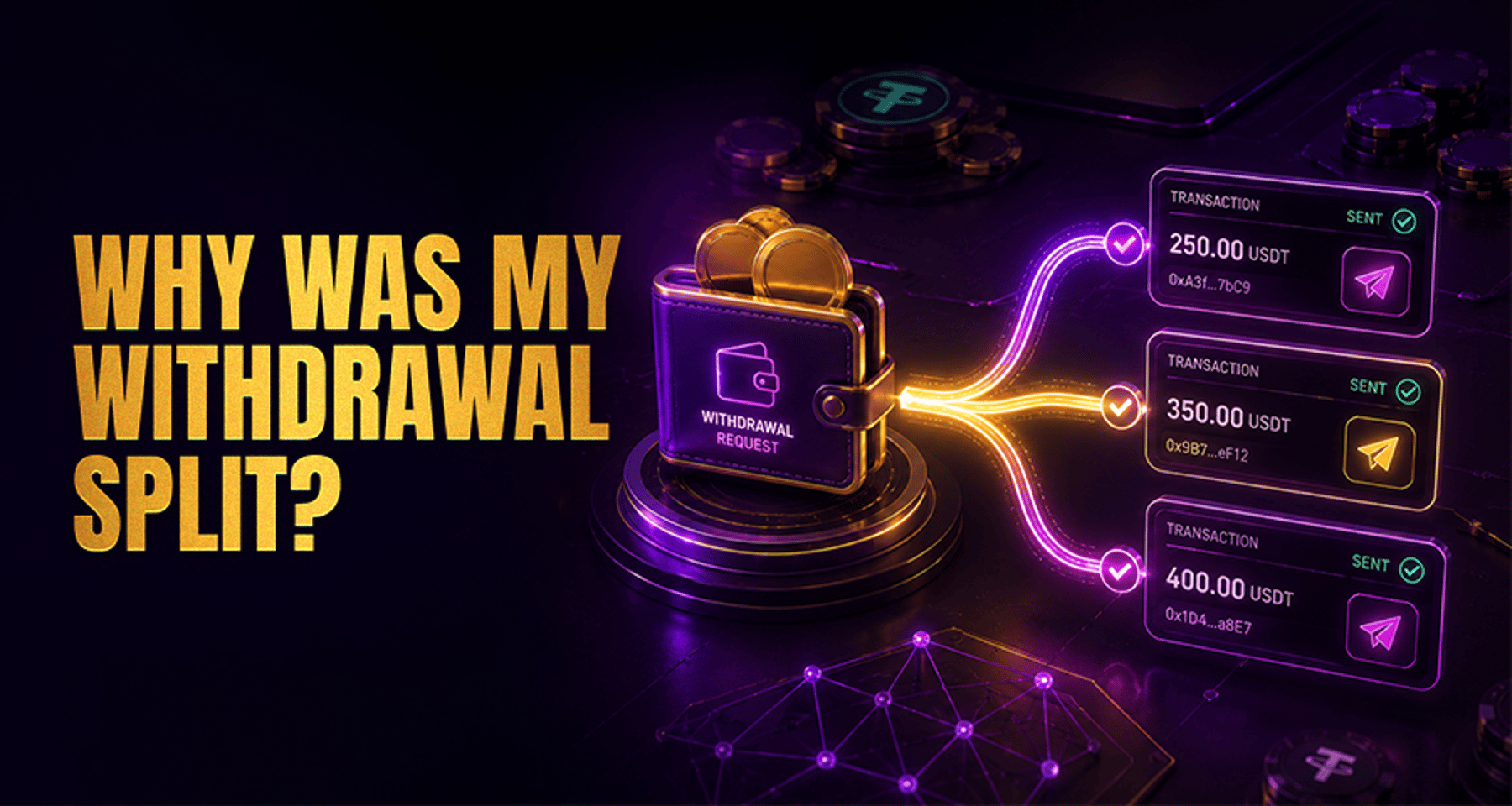 Why Your Withdrawal Was Split Into Multiple Transactions?