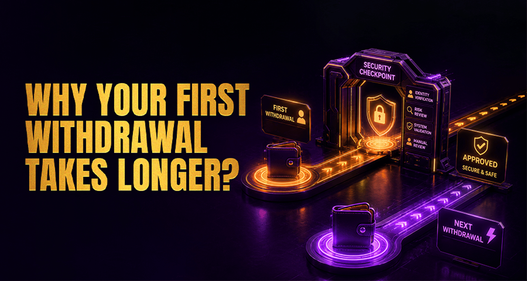 Why First Withdrawals Often Take Longer Than Later Withdrawals?