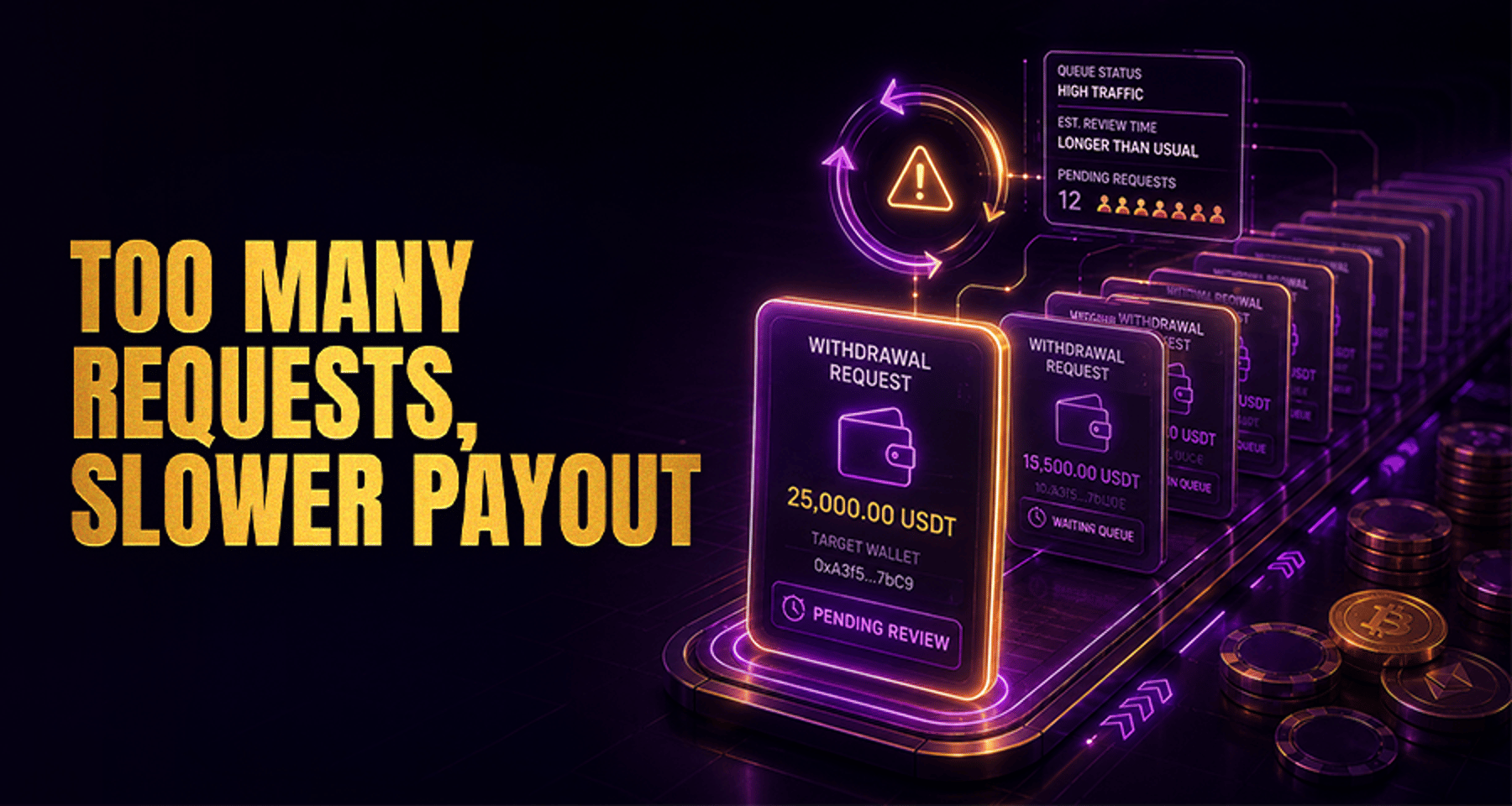 Why Multiple Withdrawal Requests Can Delay Processing?