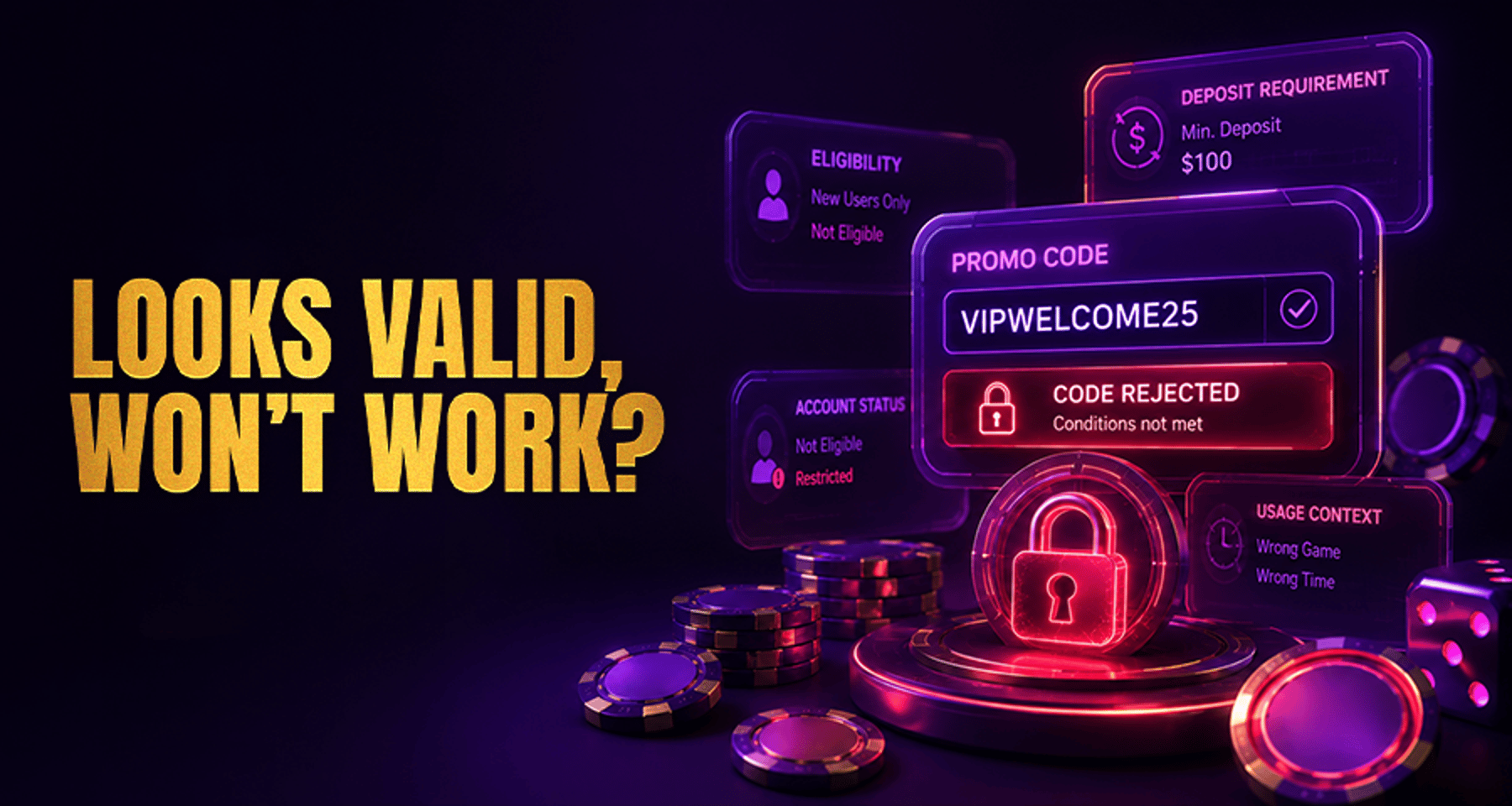 Why a Promo Code May Fail Even When It Looks Valid?