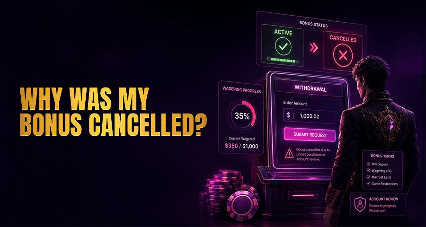 Why Your Bonus Was Cancelled After a Withdrawal Request
