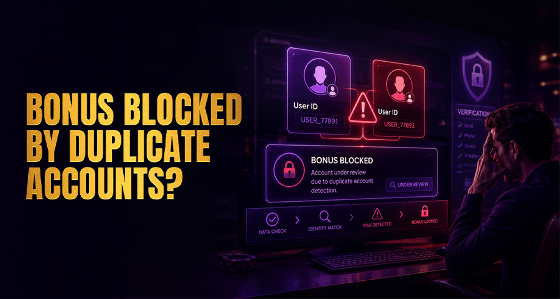 Why Duplicate Accounts Can Block Bonus Claims?