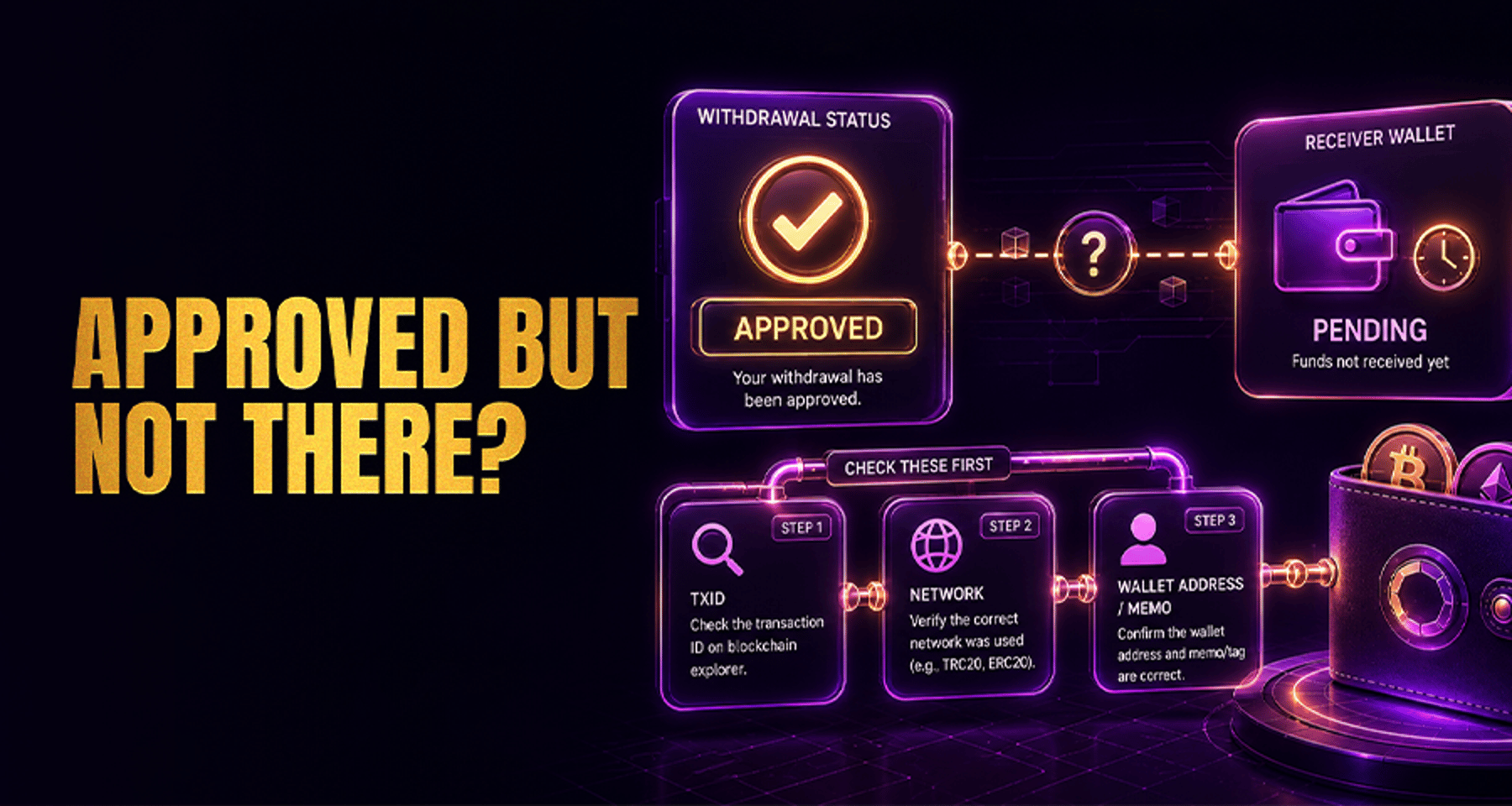 Withdrawal Approved but Not Received: What to Check?
