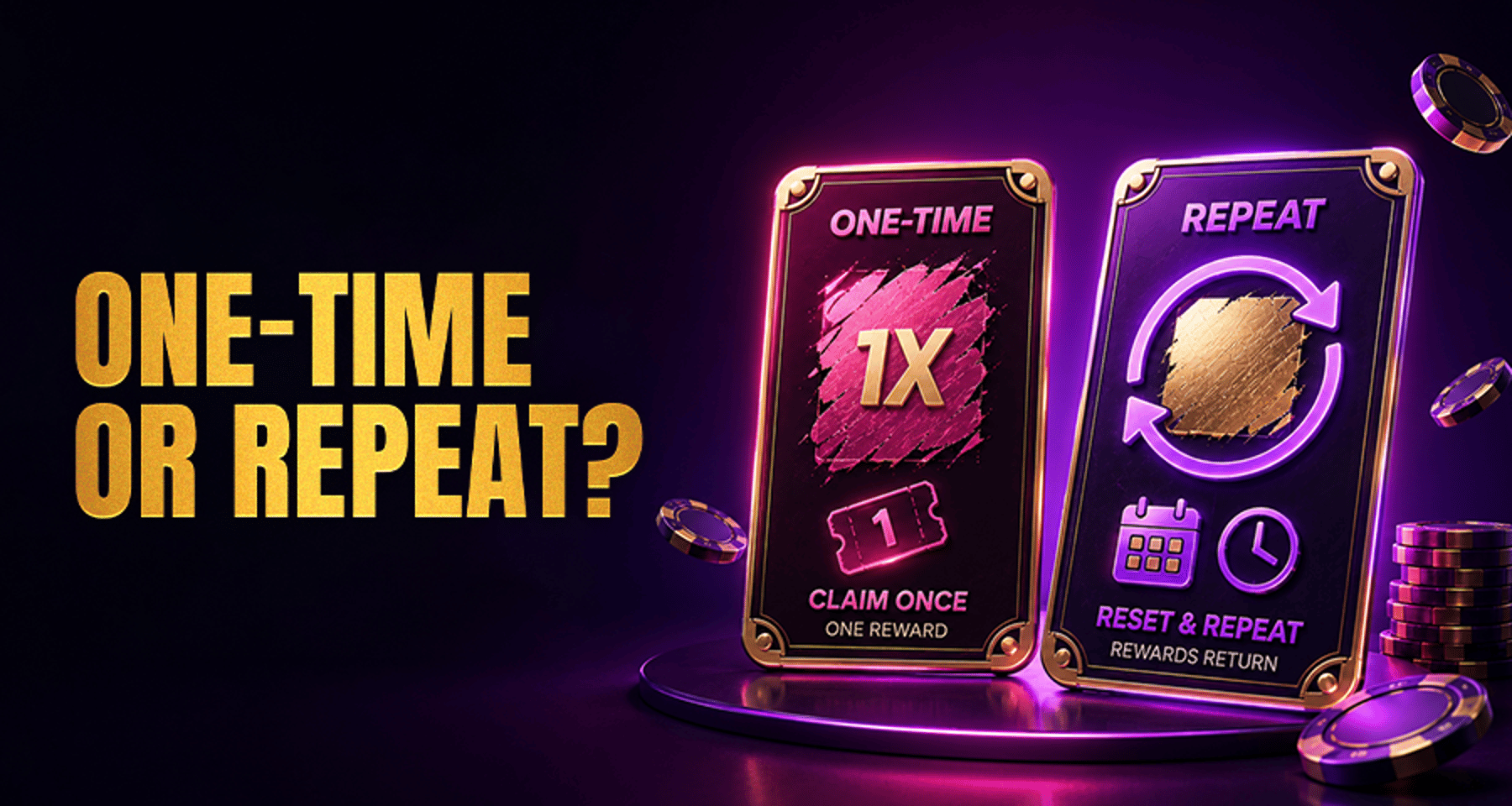 Recurring Scratch Card Rewards: One-Time vs Repeat Offers