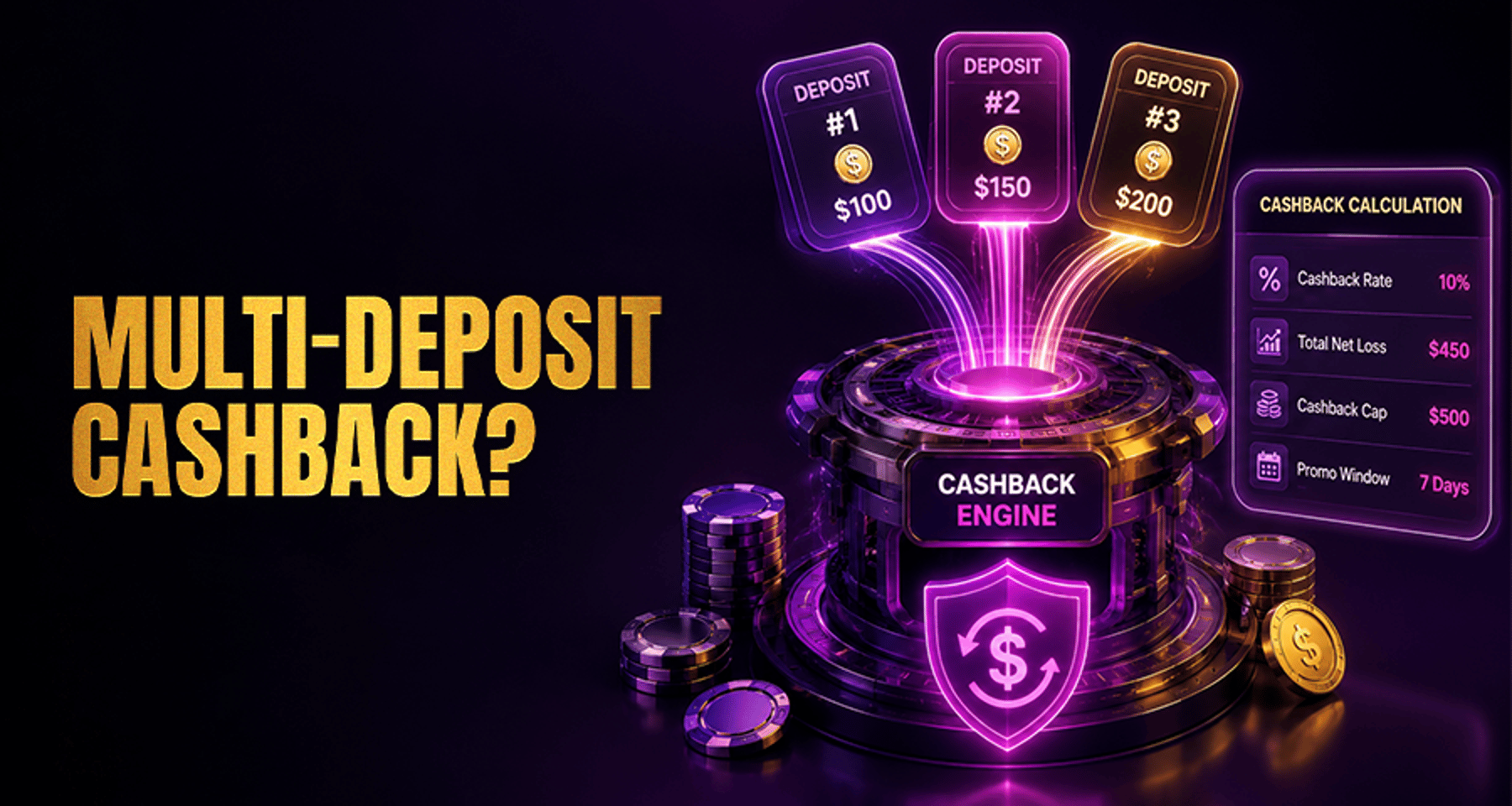 Deposit Cashback Across Multiple Deposits: How Calculation Can Work?