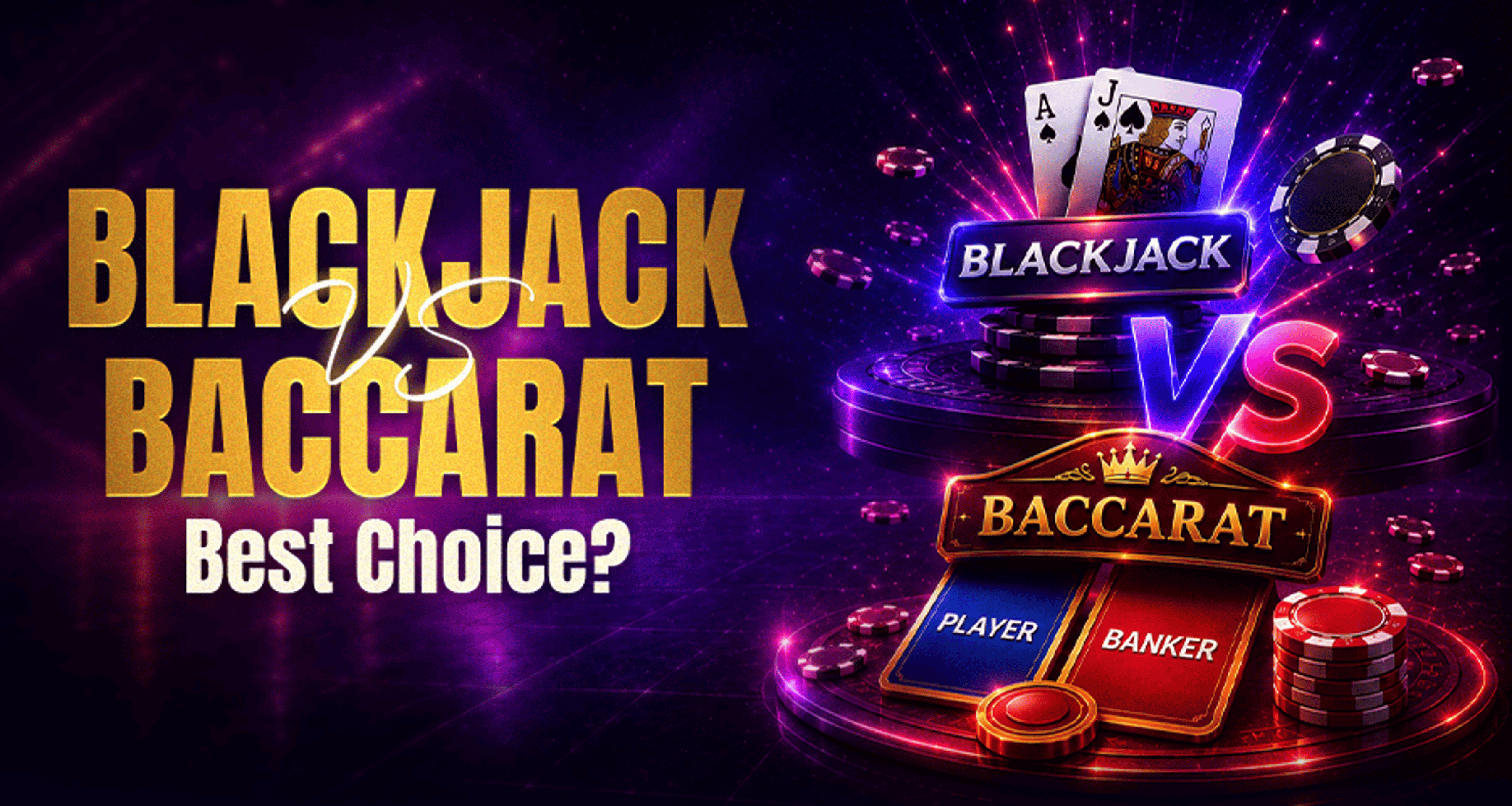 Blackjack vs Baccarat: Which Game Wins More?