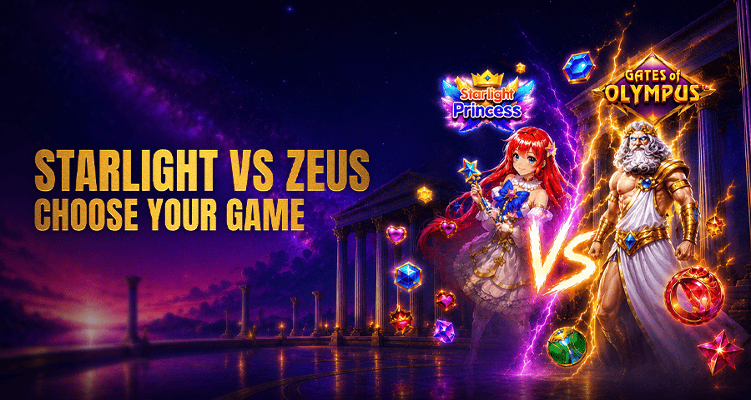 Starlight Princess vs Gates of Olympus Series: Same Formula, Different ...