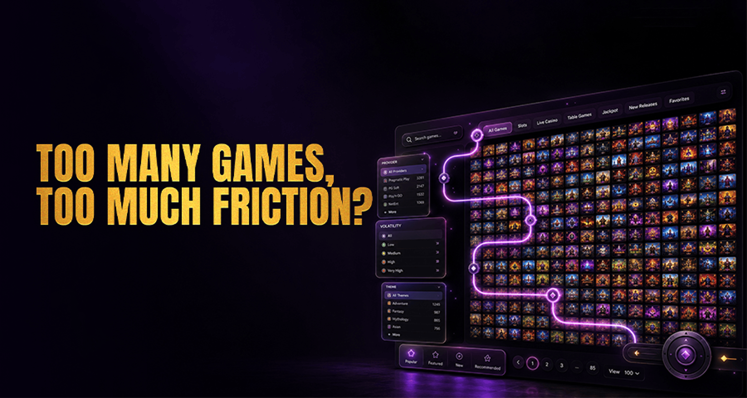 The Challenge of Managing Thousands of Games on One Platform