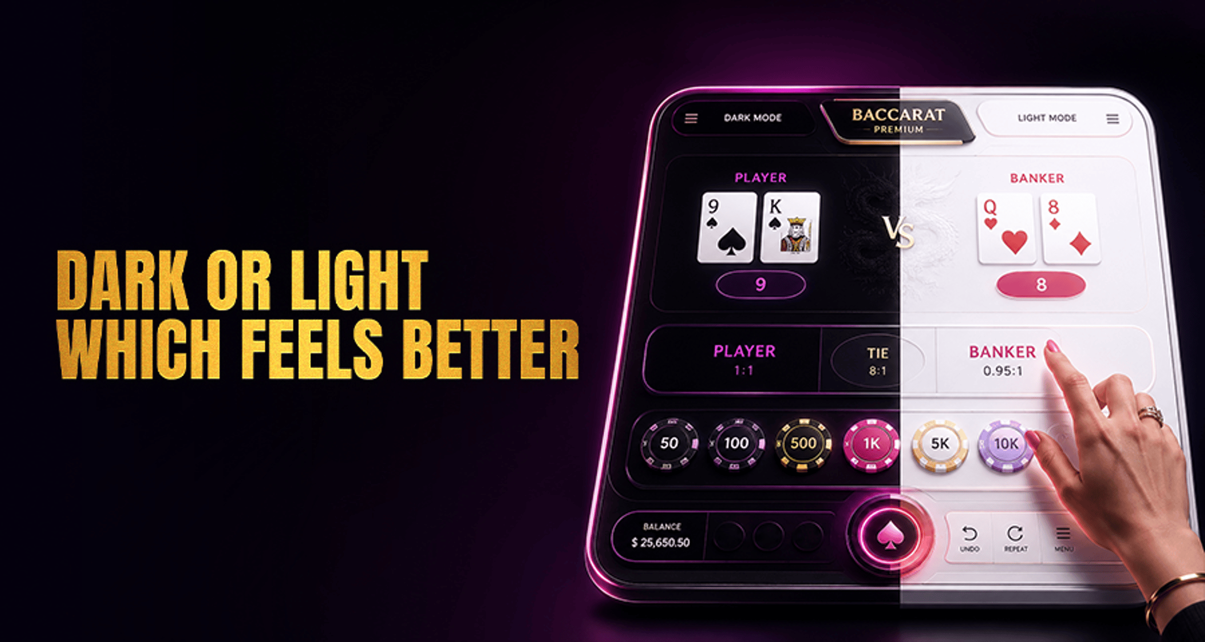 Dark Mode vs Light Mode: What Casino Players Prefer