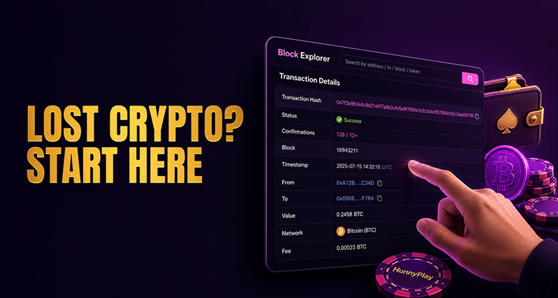 How to Read a Transaction Hash Before Contacting Casino Support?