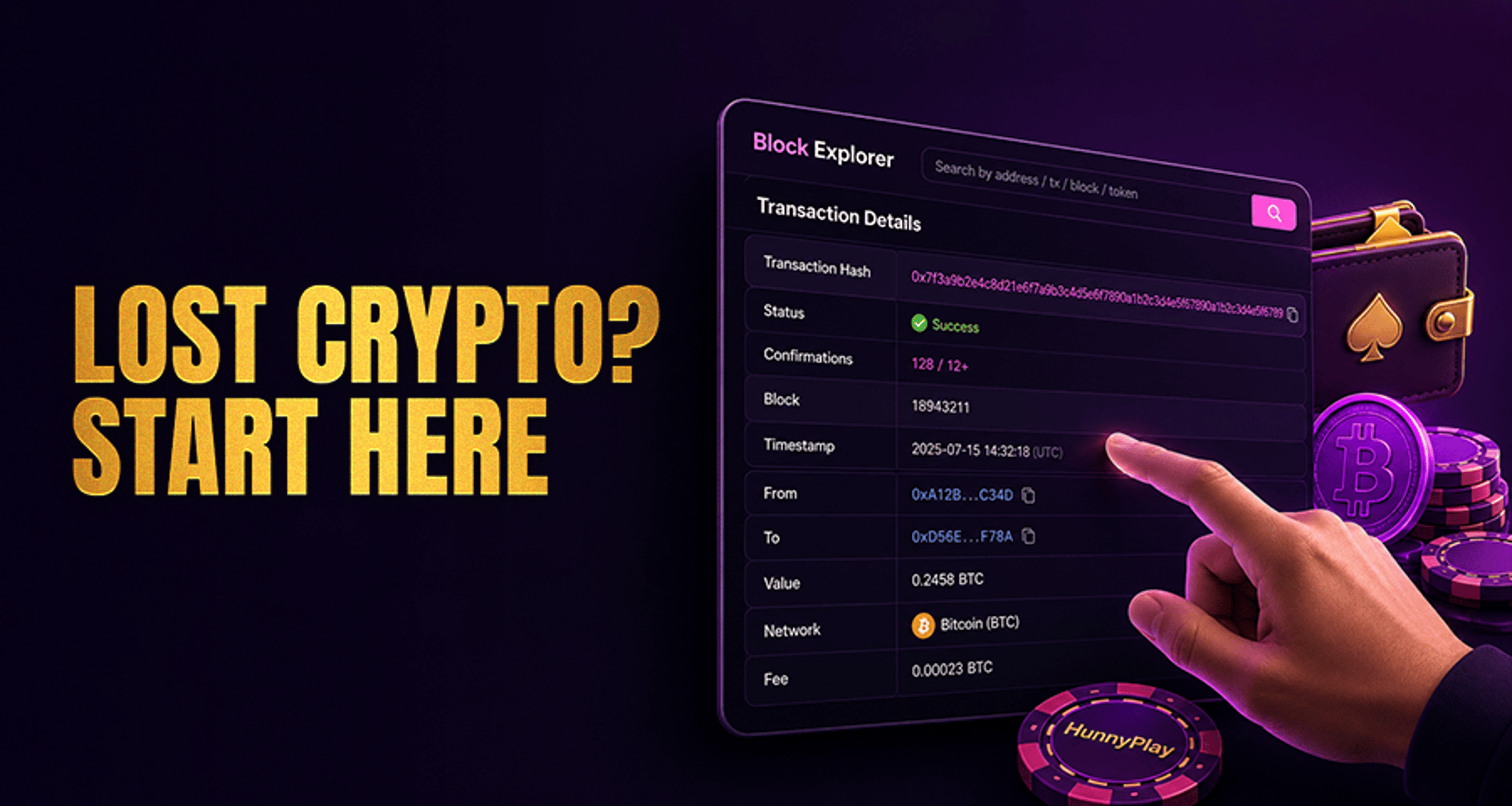 How to Read a Transaction Hash Before Contacting Casino Support?