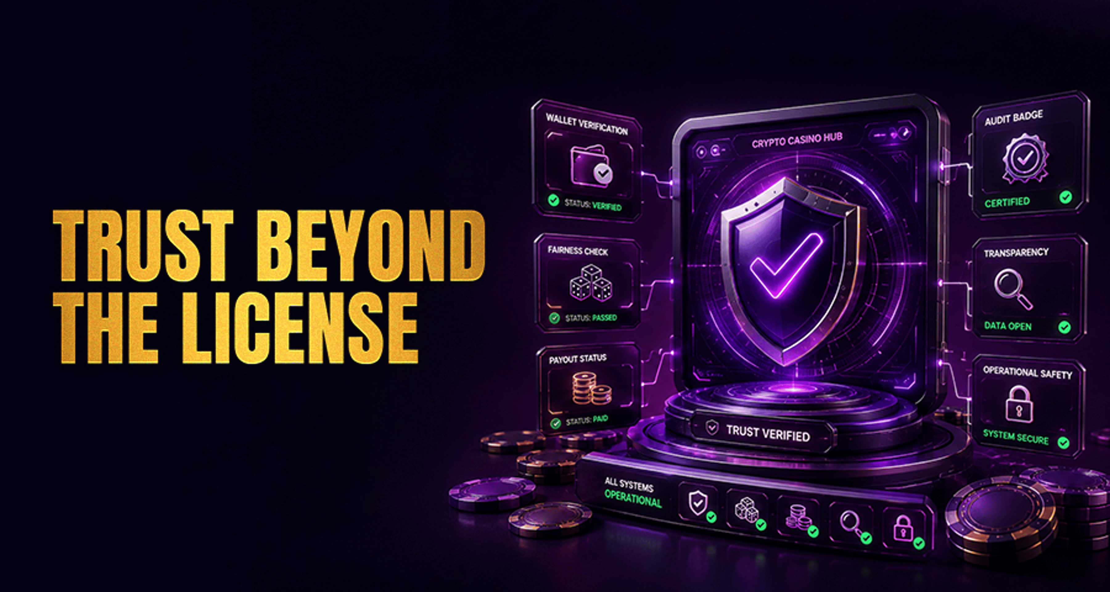 What Makes a Crypto Casino Trustworthy Beyond a License?