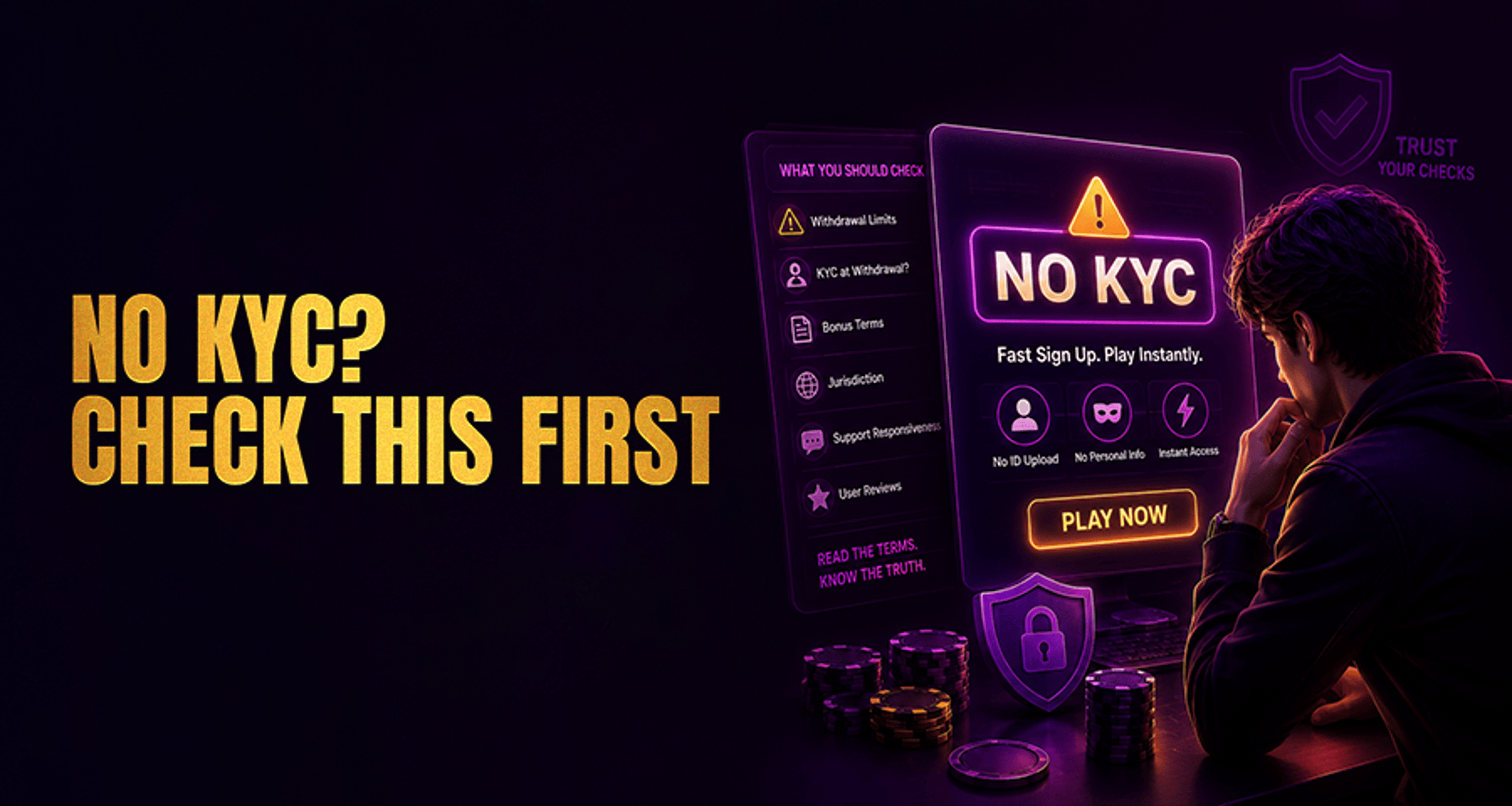 No KYC Casino Claims: What Players Should Understand Before Signing Up?