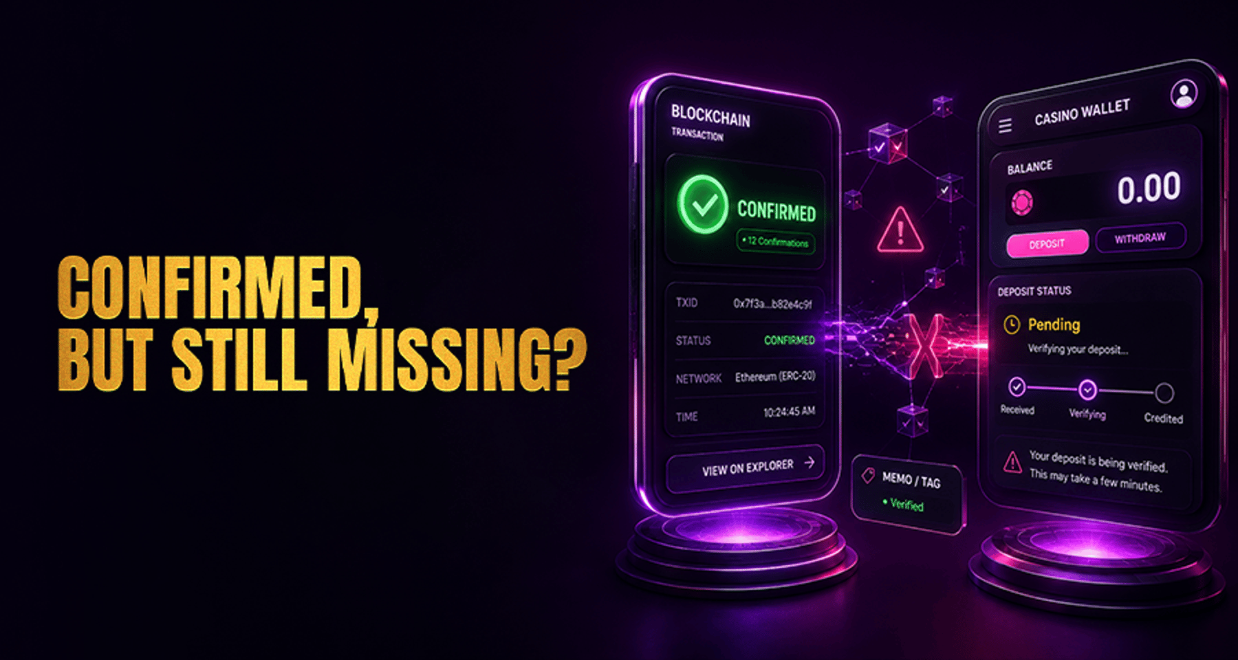Why a Confirmed Blockchain Transaction May Not Appear in Your Casino Balance?