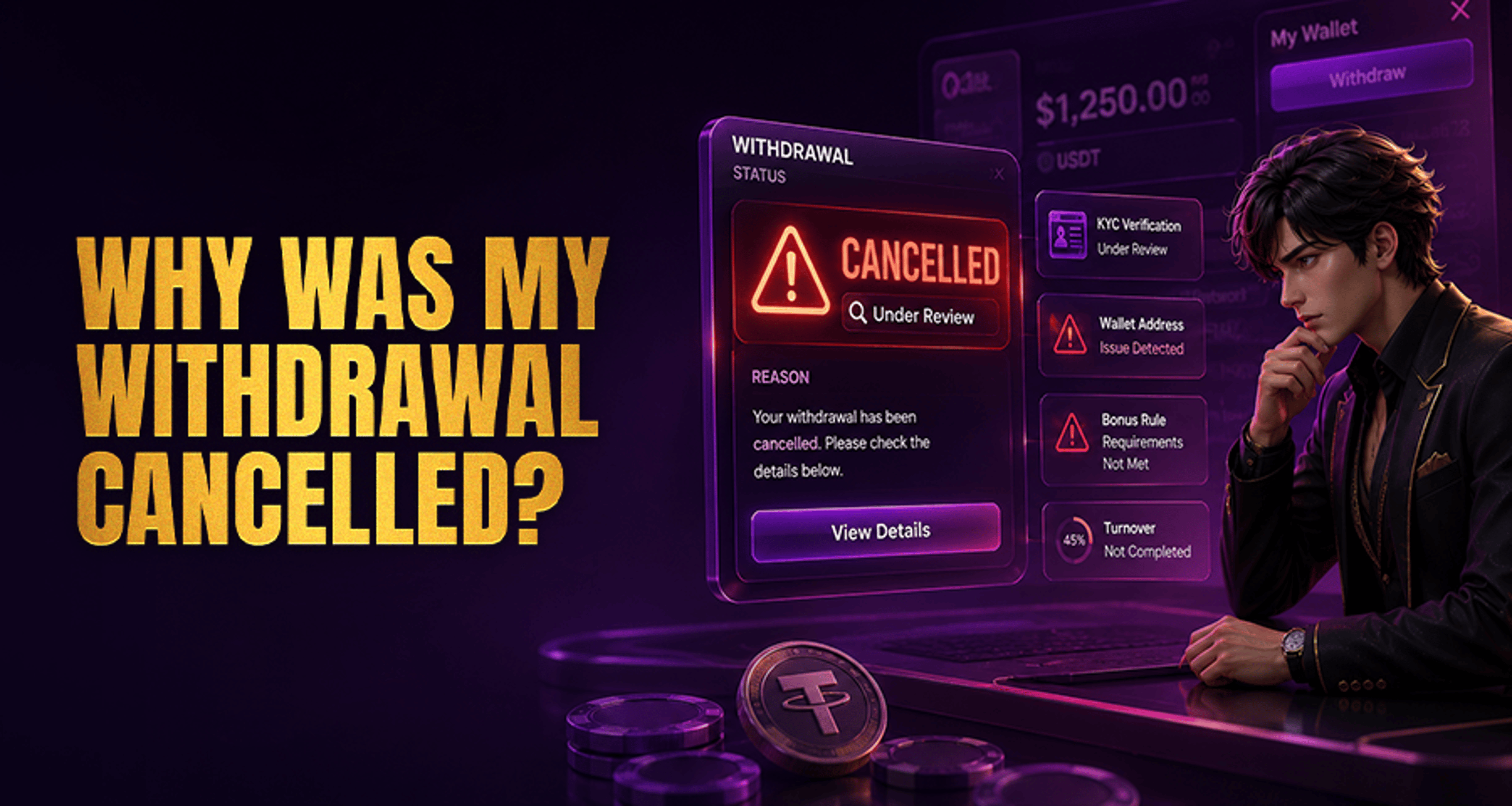 Casino Withdrawal Cancelled Automatically: Common Reasons