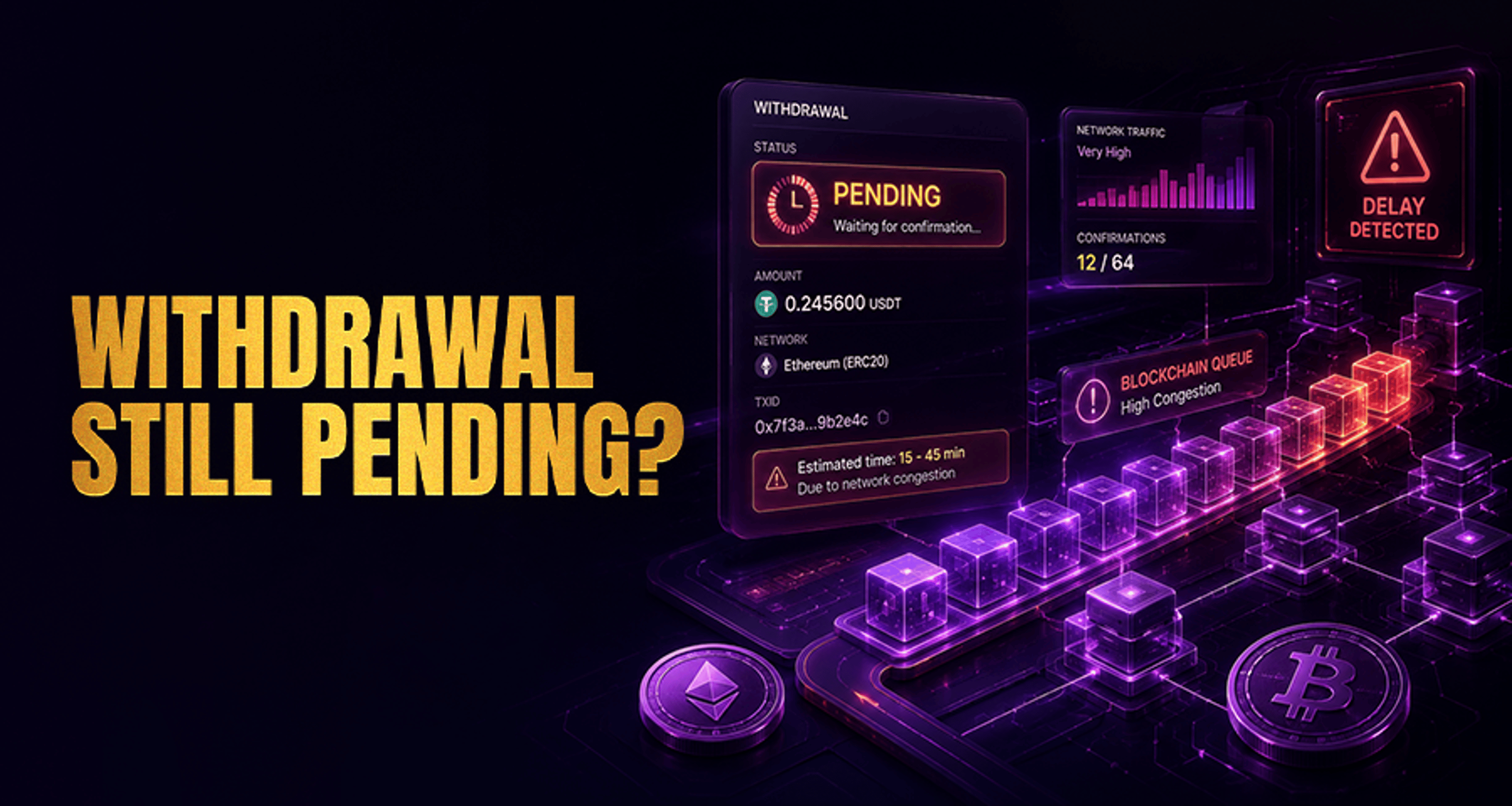 Why Your Withdrawal Is Delayed During Blockchain Congestion?