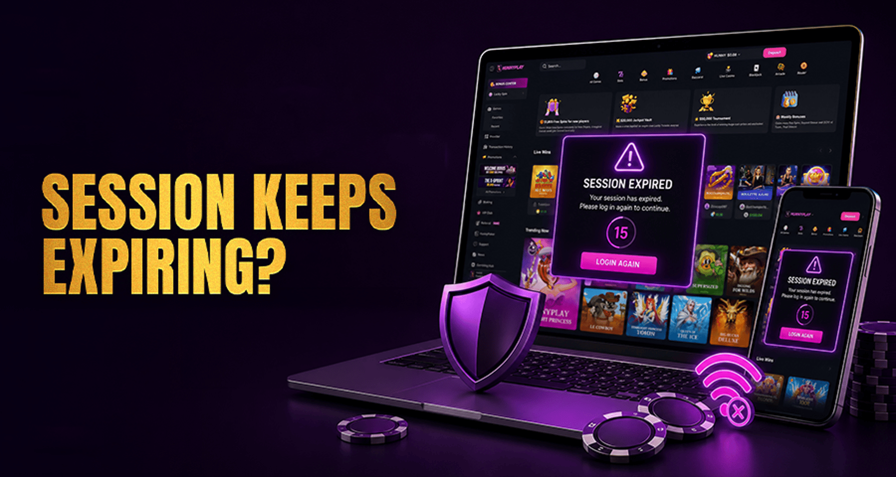 Why Your Casino Session Keeps Expiring?