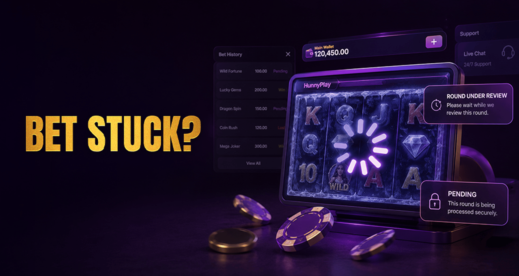 Game Round Stuck or Frozen: What Happens to Your Bet?