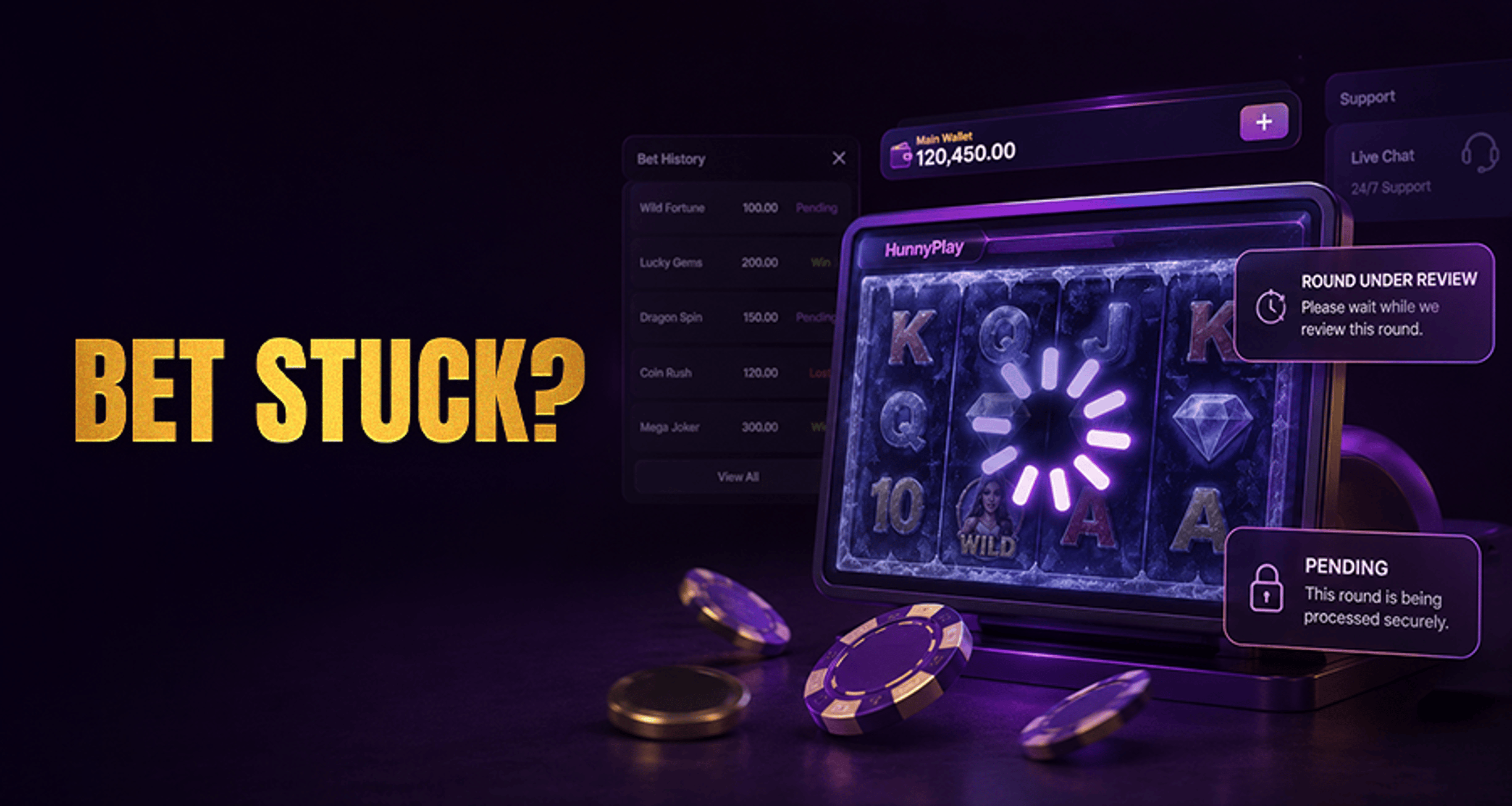 Game Round Stuck or Frozen: What Happens to Your Bet?