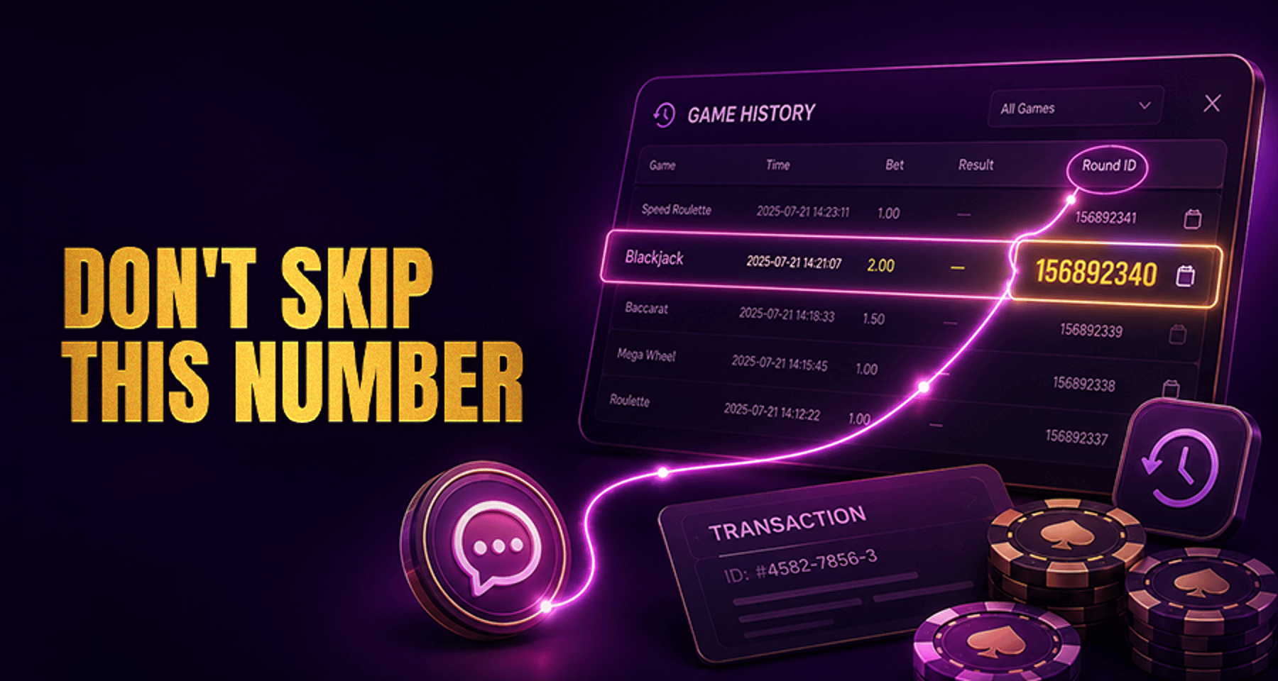 How to Find a Casino Game Round ID for Support?