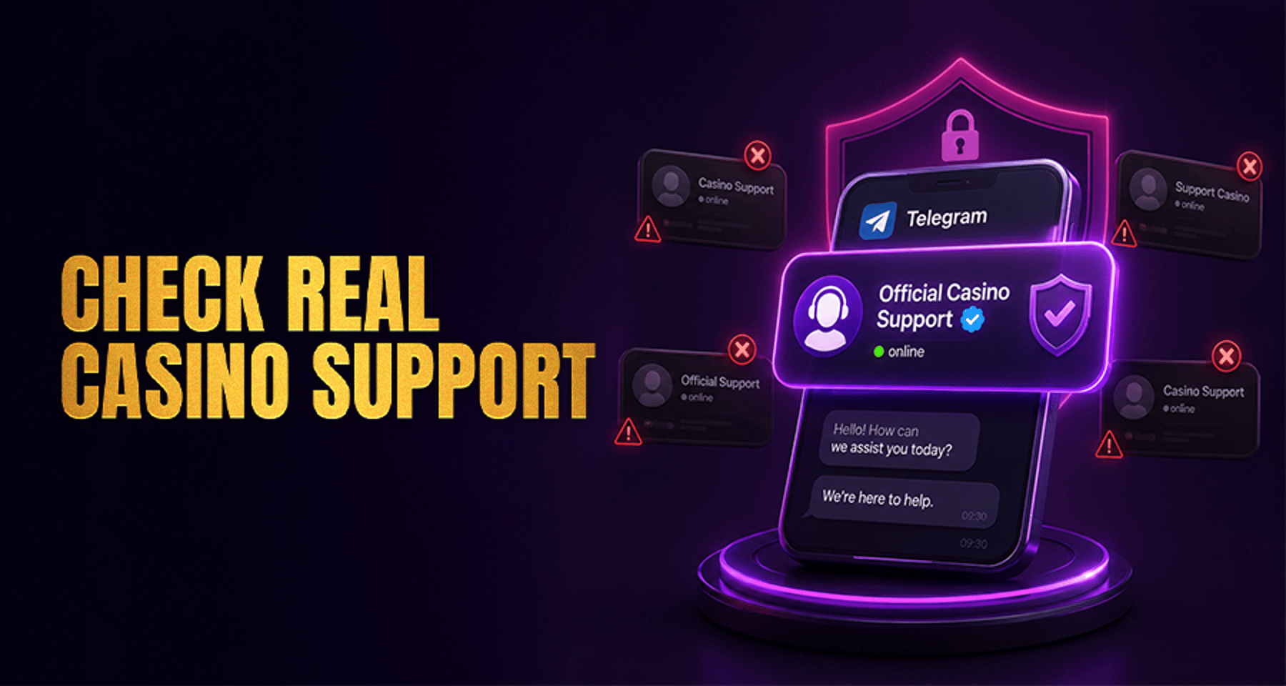 Telegram Casino Support Safety: How to Verify the Real Account?