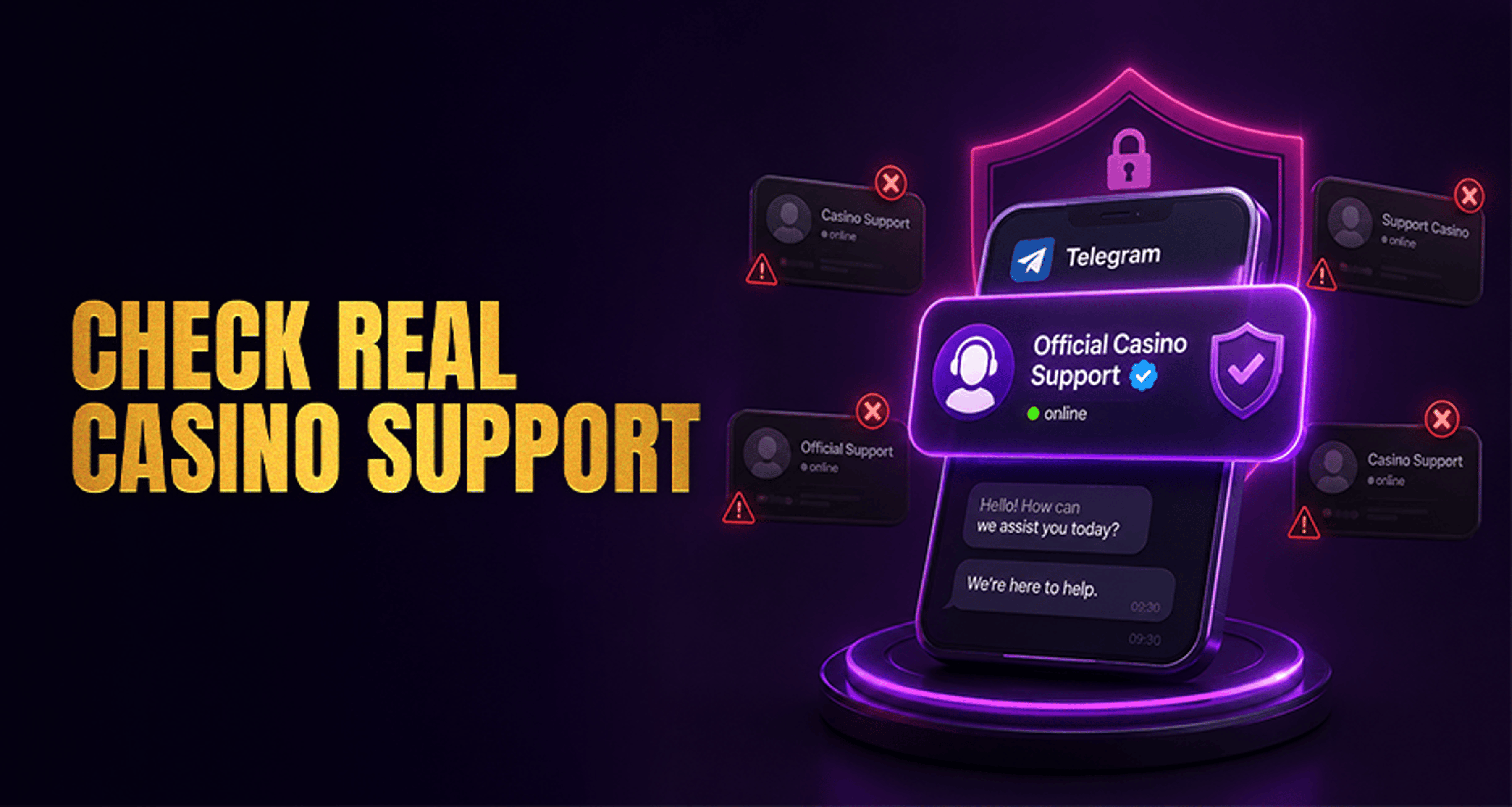 Telegram Casino Support Safety: How to Verify the Real Account?