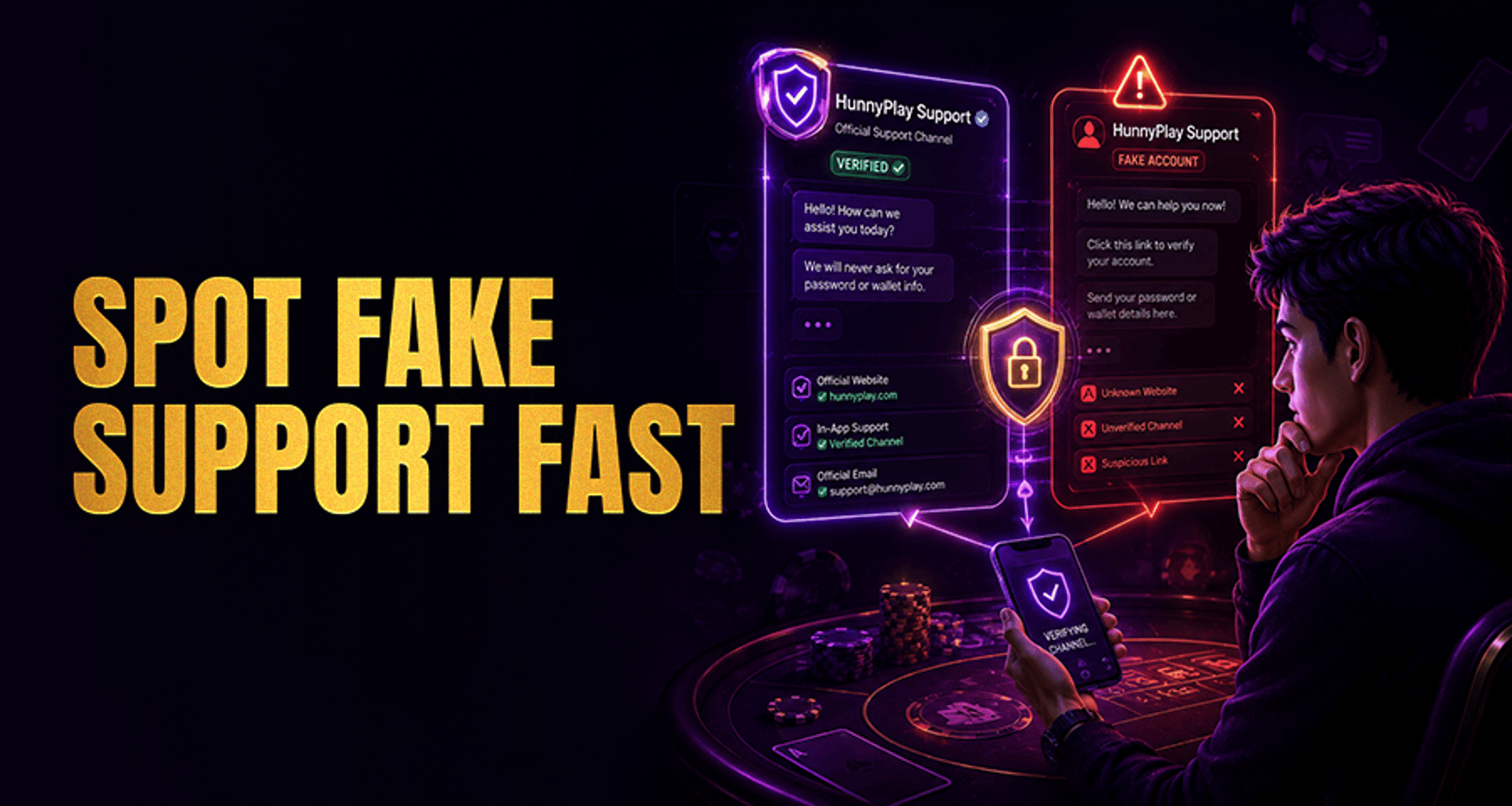 Casino Support Scam Warning: How to Identify Fake Agents?