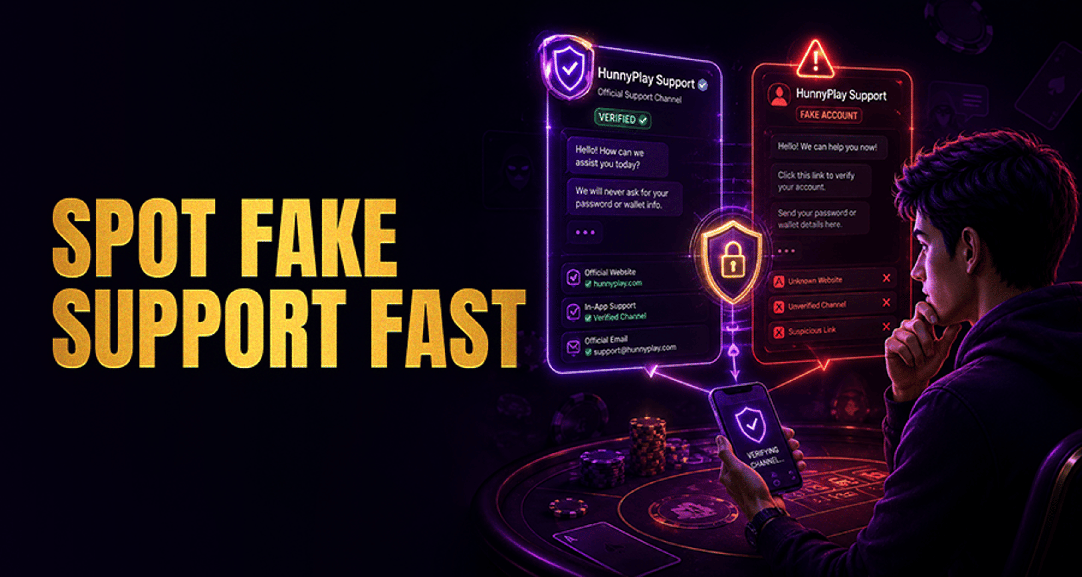 Casino Support Scam Warning: How to Identify Fake Agents?