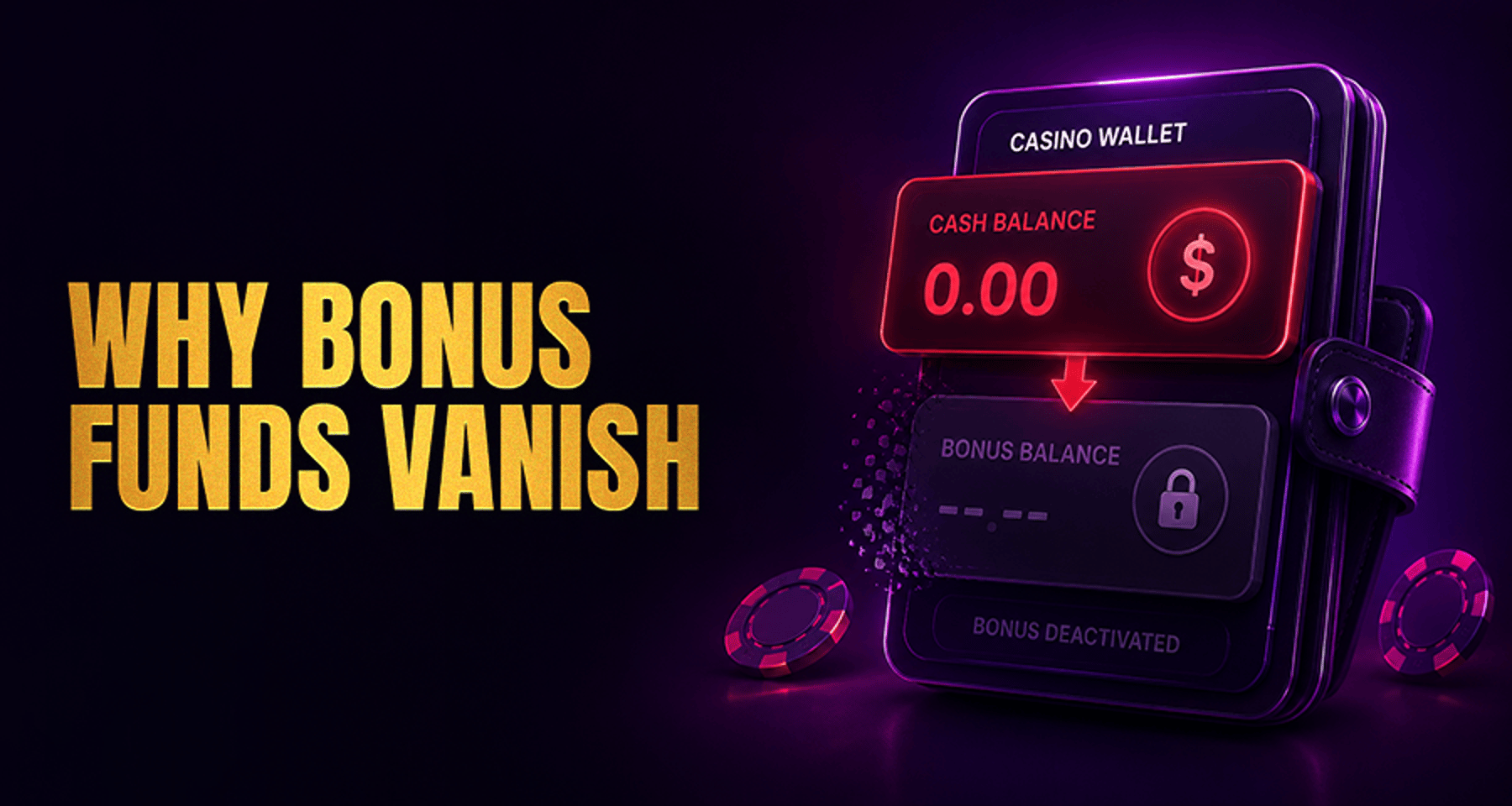 Why Bonus Funds Disappear When Your Cash Balance Reaches Zero?