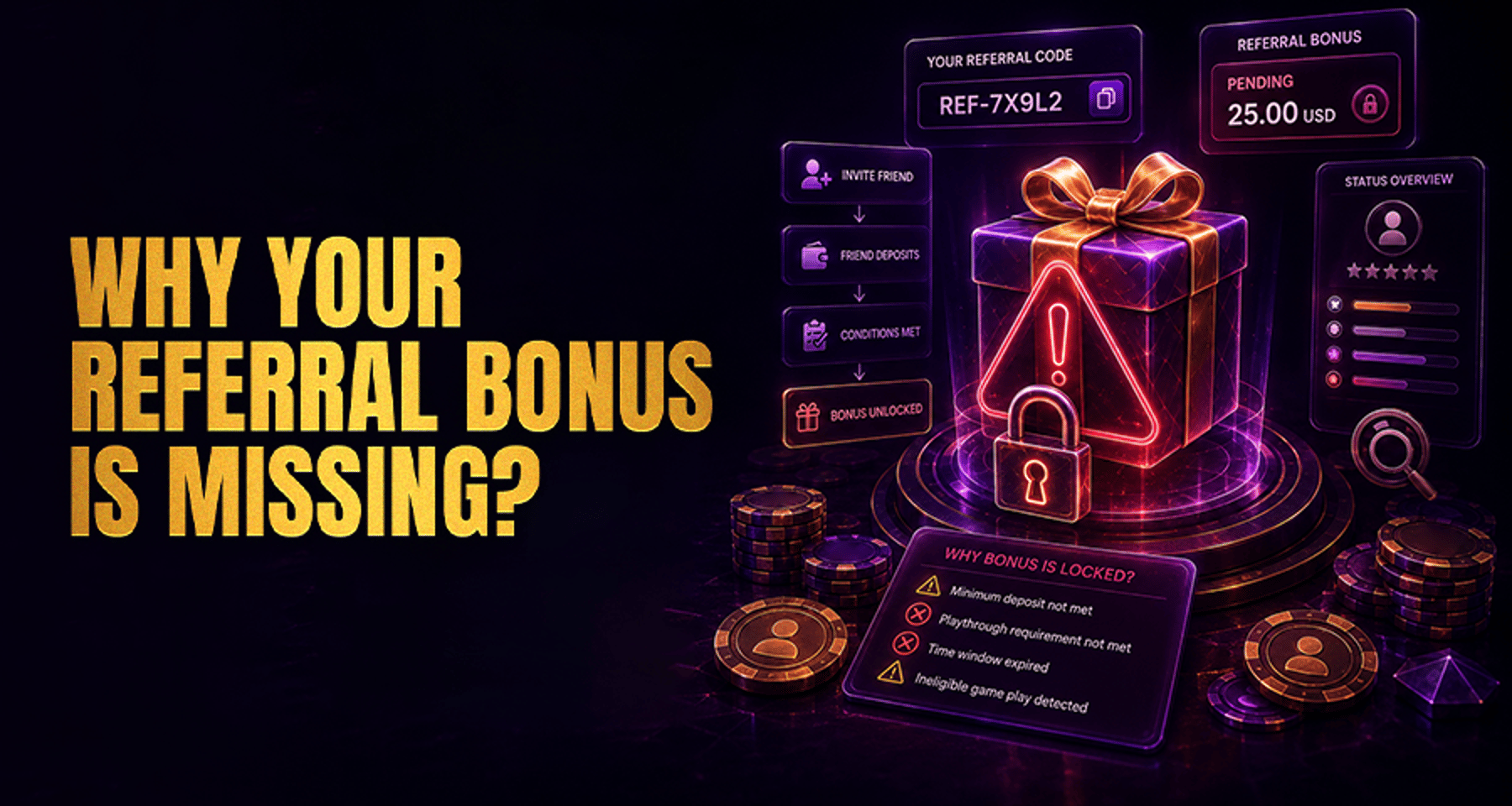 Referral Bonus Missing: Common Eligibility Problems