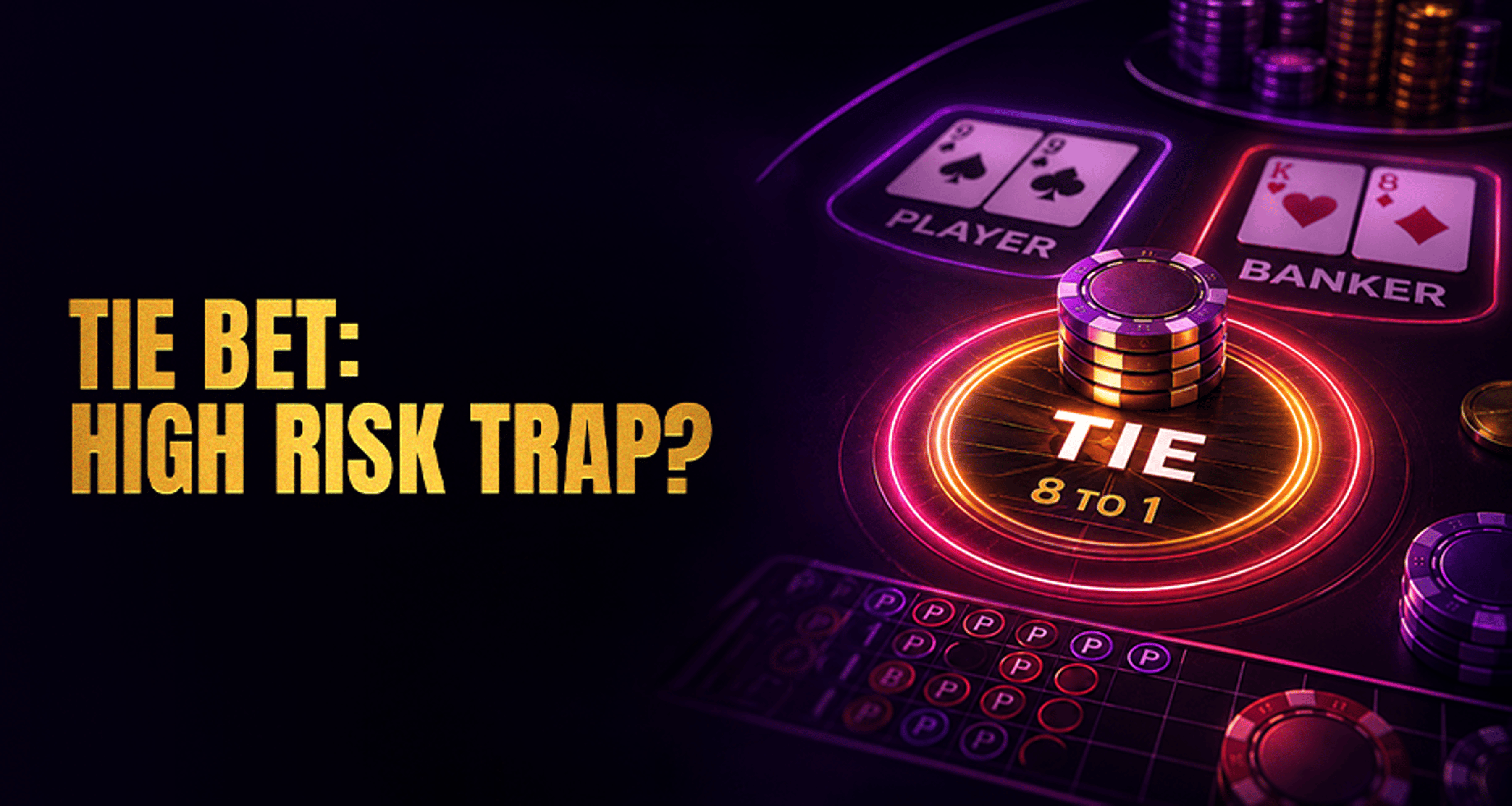 Baccarat Tie Bet Explained: Payout, Odds, and Risk