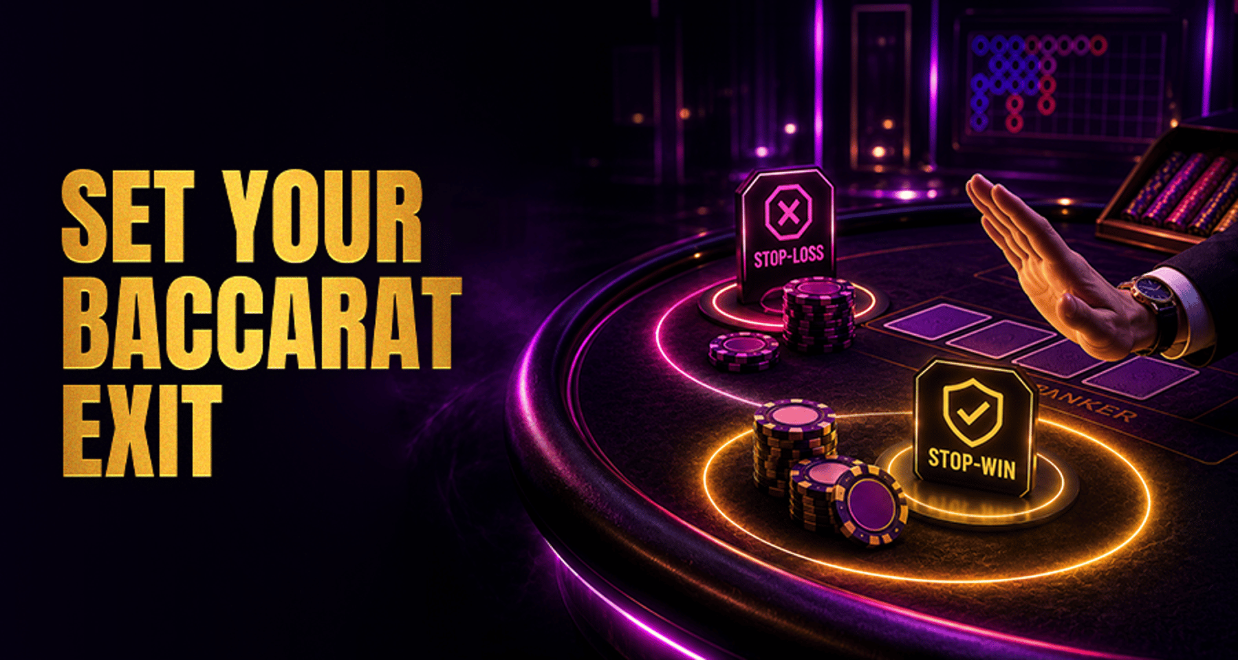 Baccarat Stop-Loss and Stop-Win Rules for Short Sessions