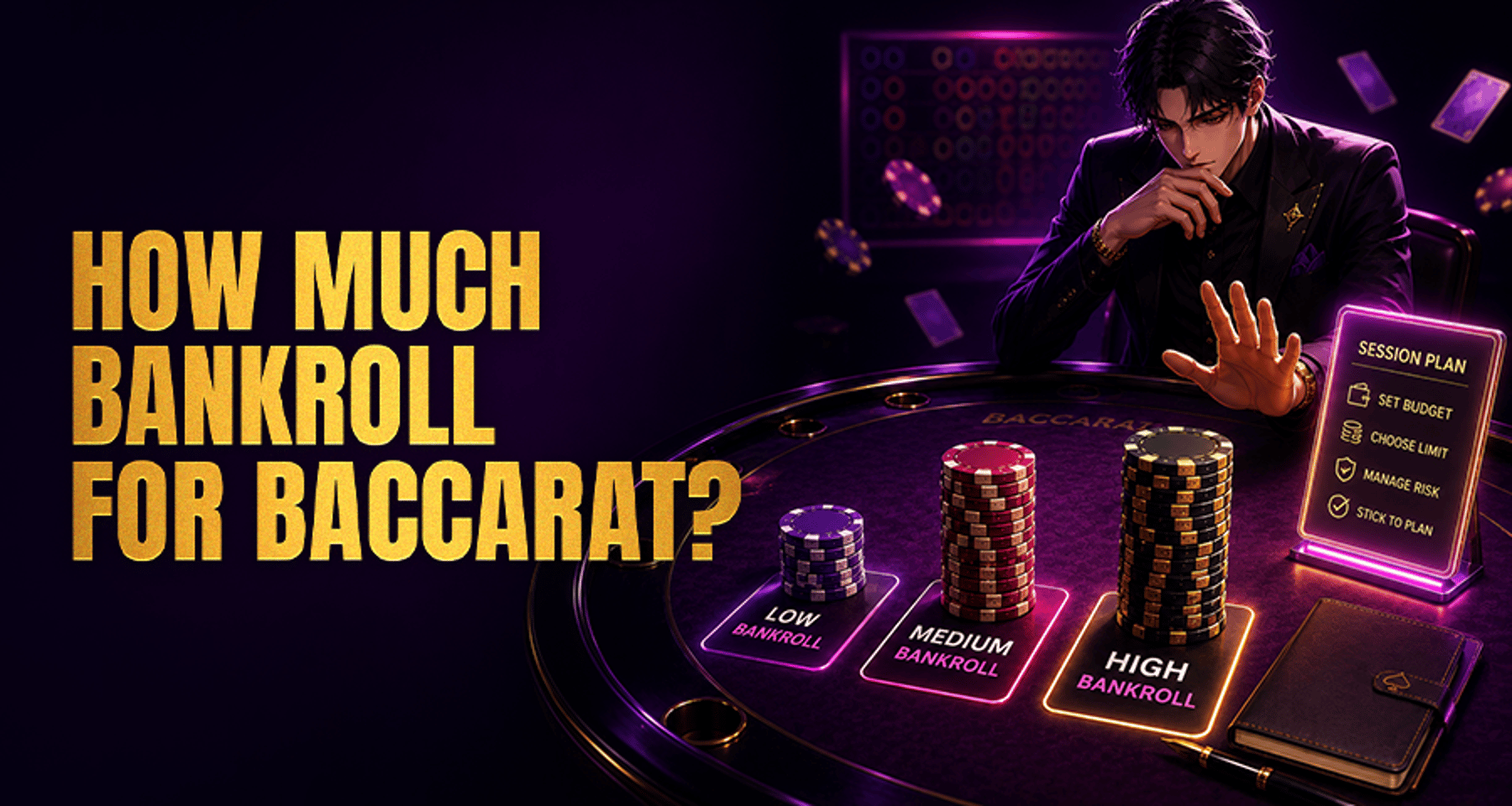 How Much Bankroll Do You Need for Baccarat?