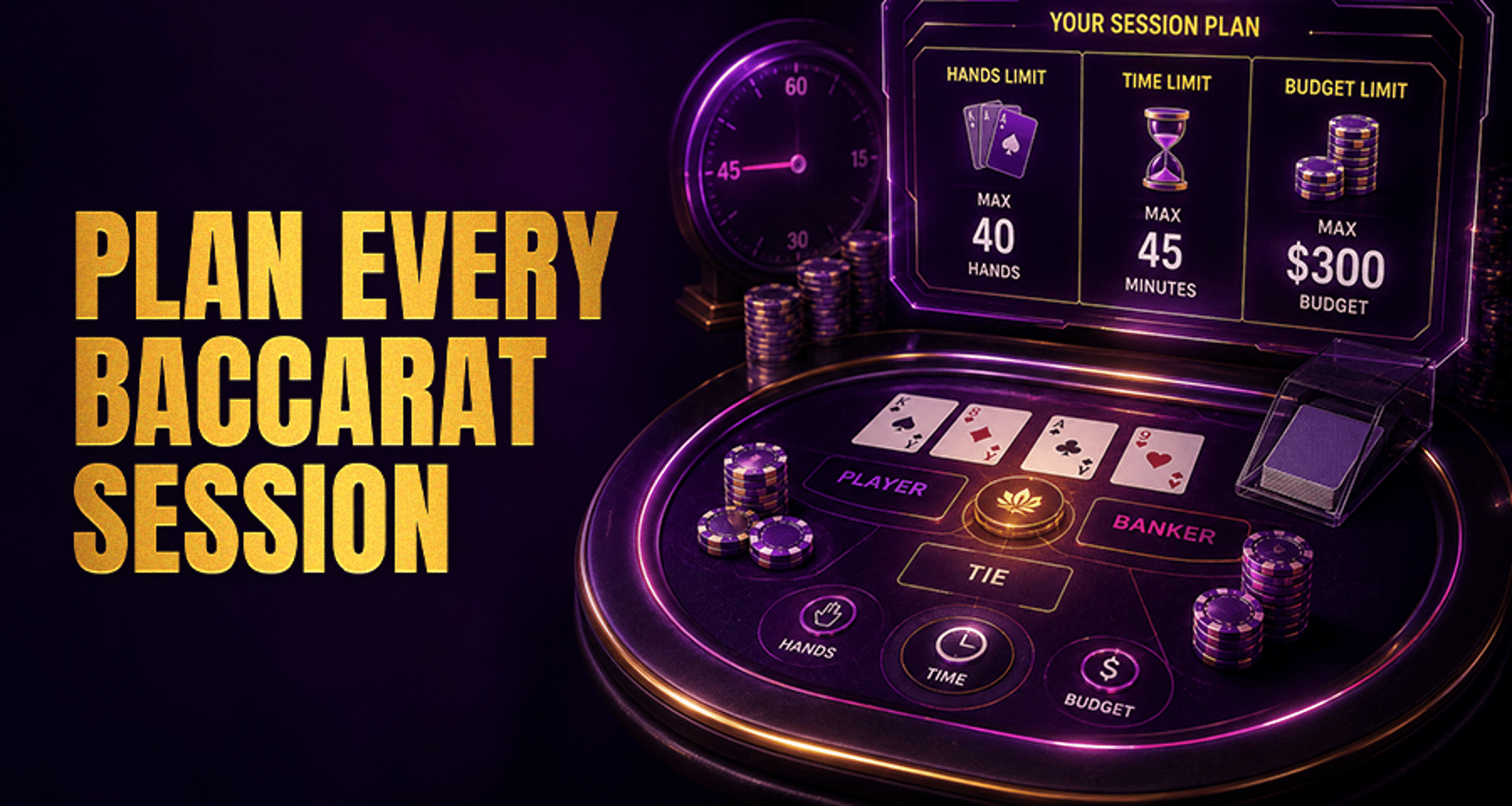 Baccarat Session Planning: Hands, Time, and Budget