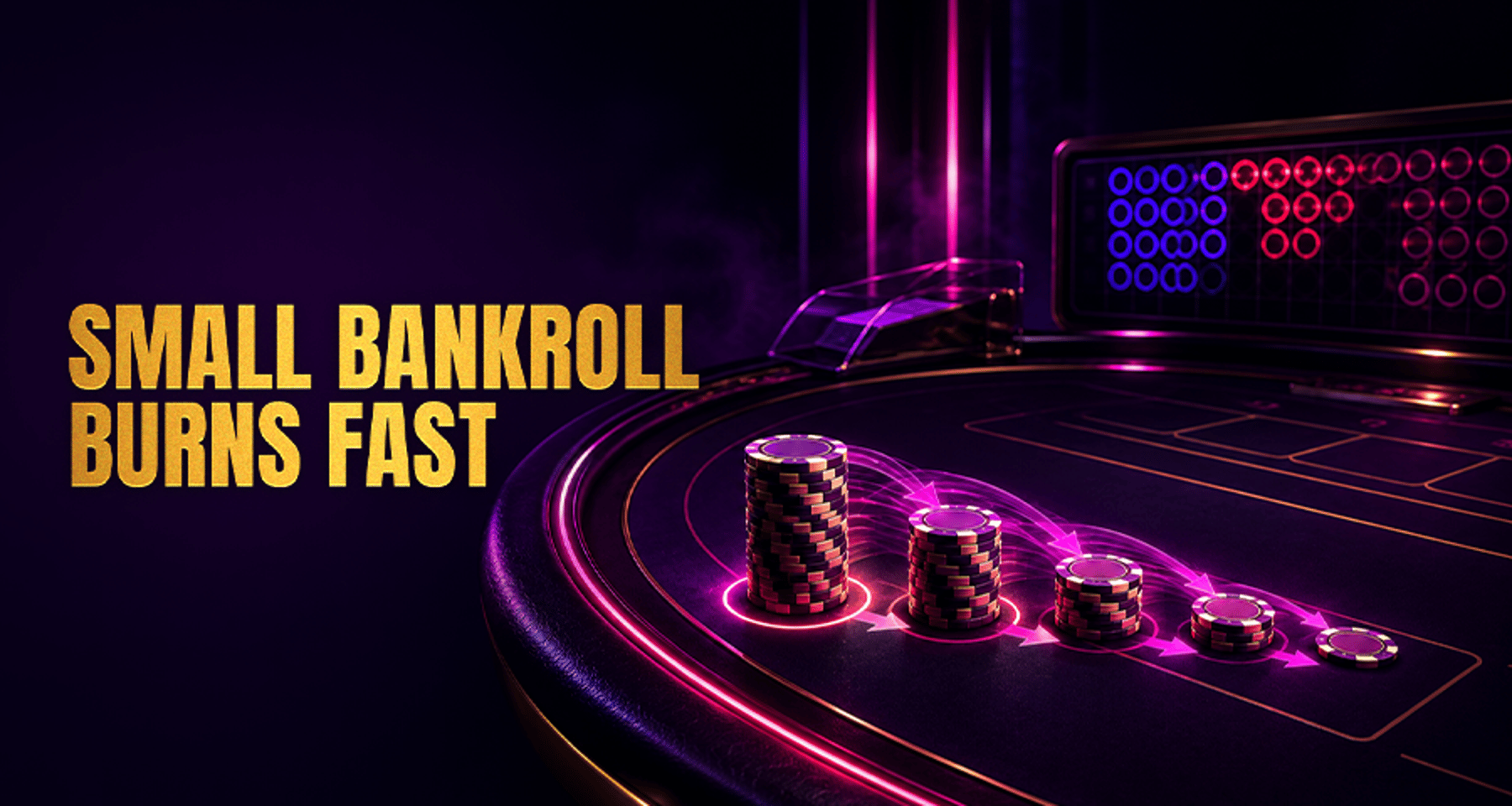 How Fast Baccarat Can Burn Through a Small Bankroll?