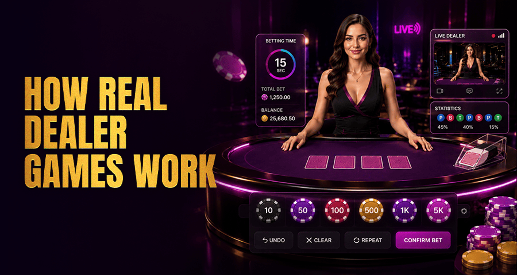 Live Casino for Beginners: How a Real Dealer Game Works?