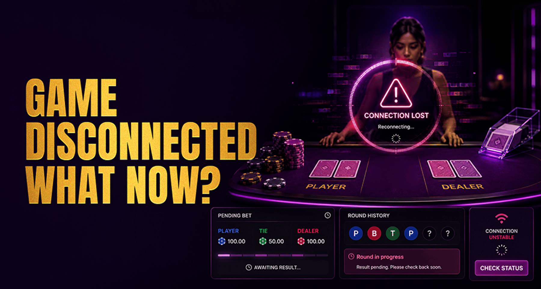 What Happens When a Live Dealer Game Disconnects?