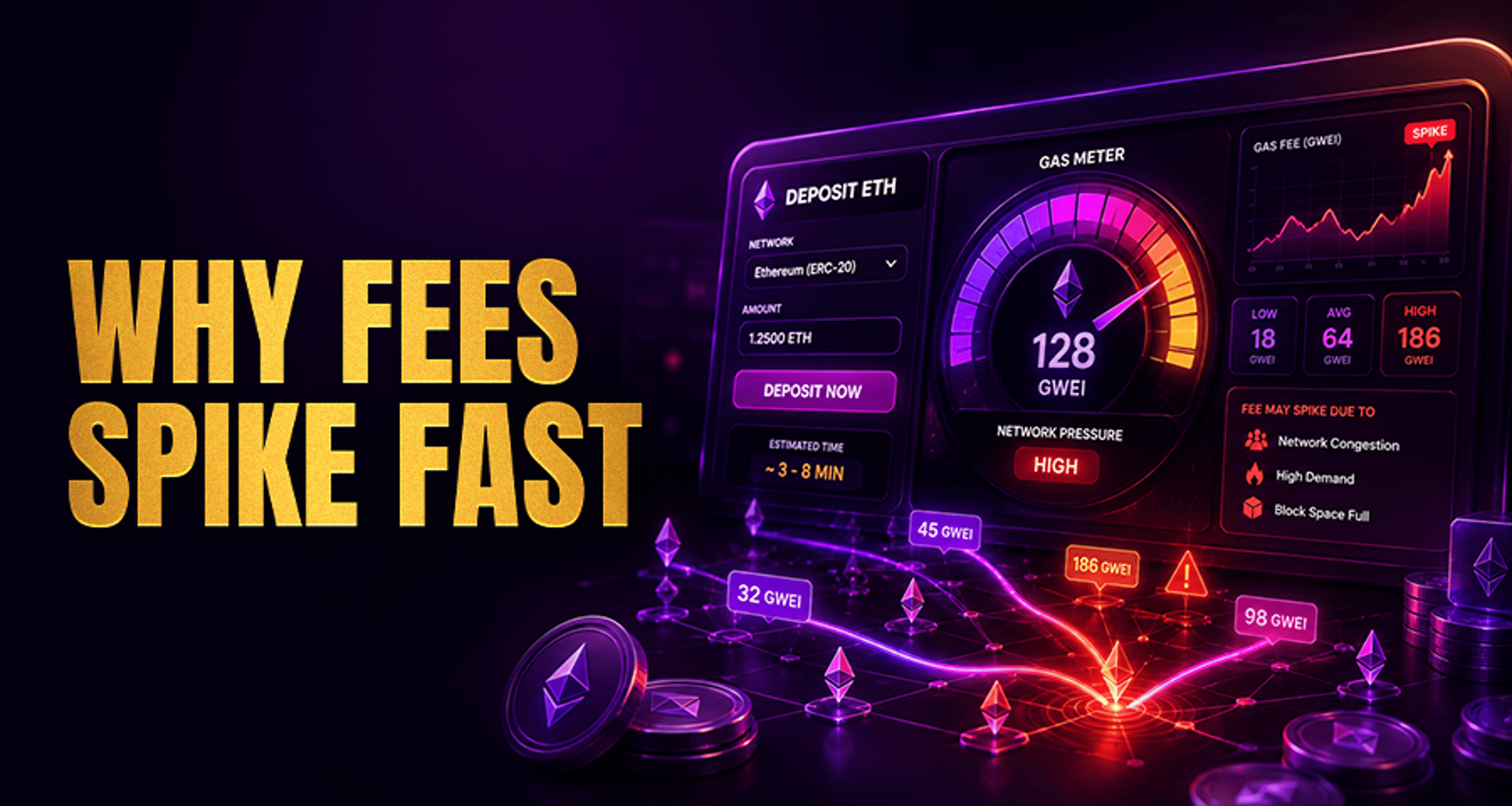 Ethereum Casino Deposits: Why Gas Fees Change So Much?