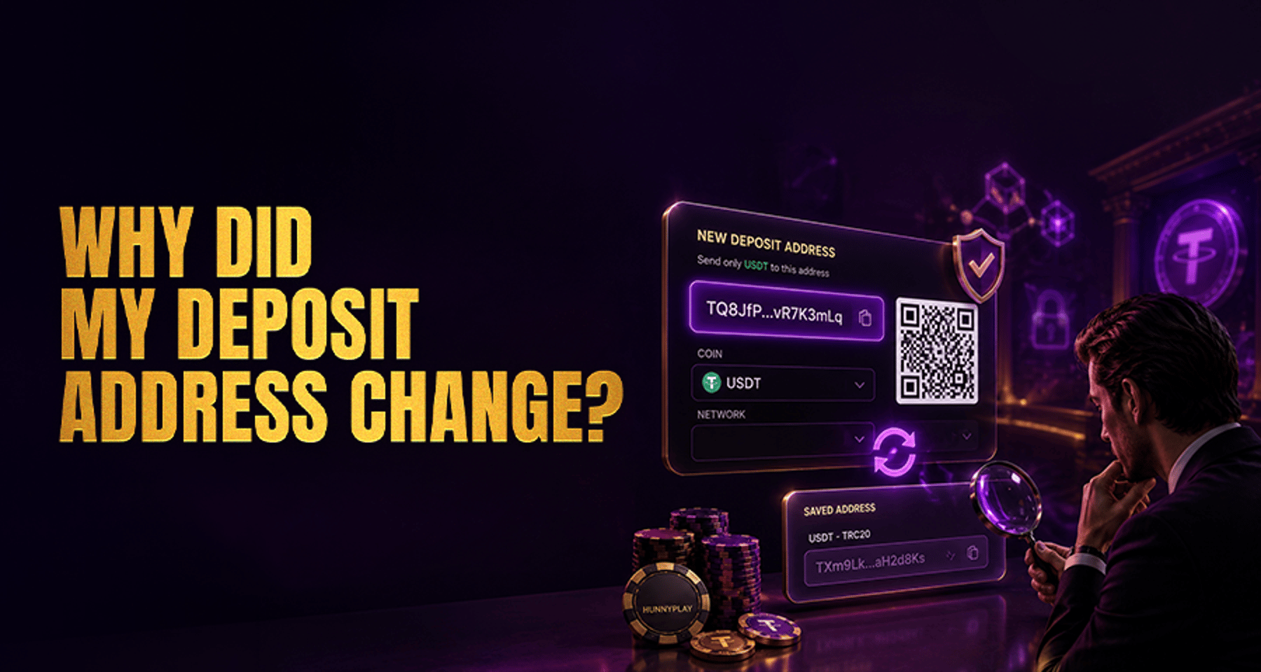 Why Crypto Casino Deposit Addresses May Change?