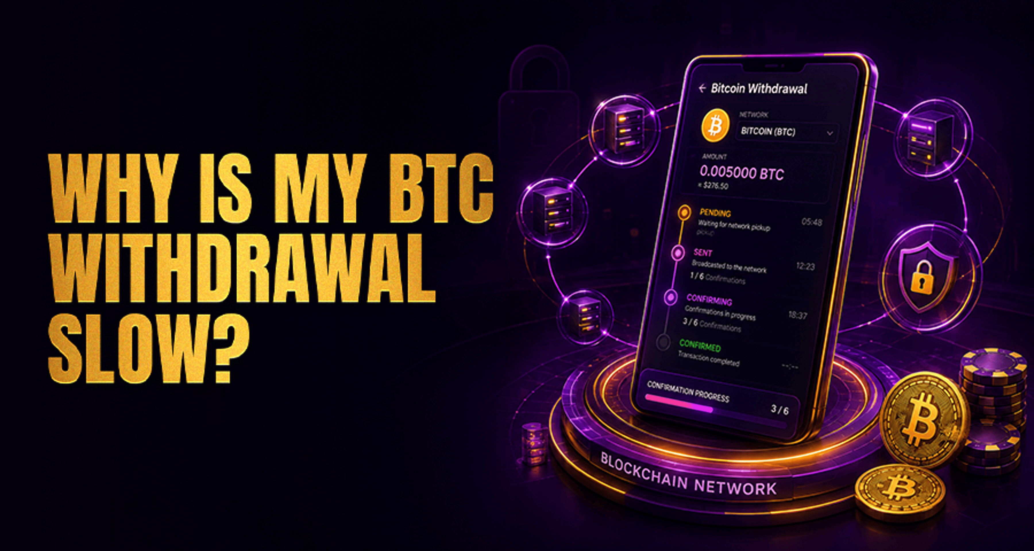 Bitcoin Withdrawal Confirmation Times for Casino Players