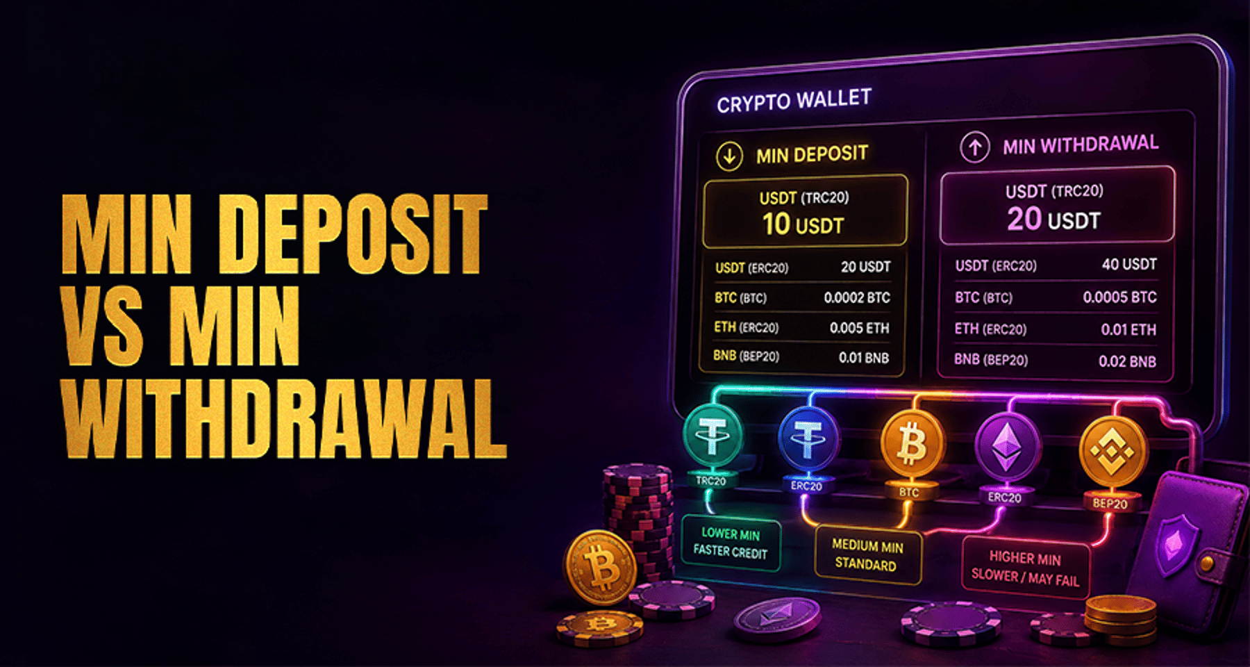 Crypto Casino Minimum Deposit and Withdrawal Rules Explained