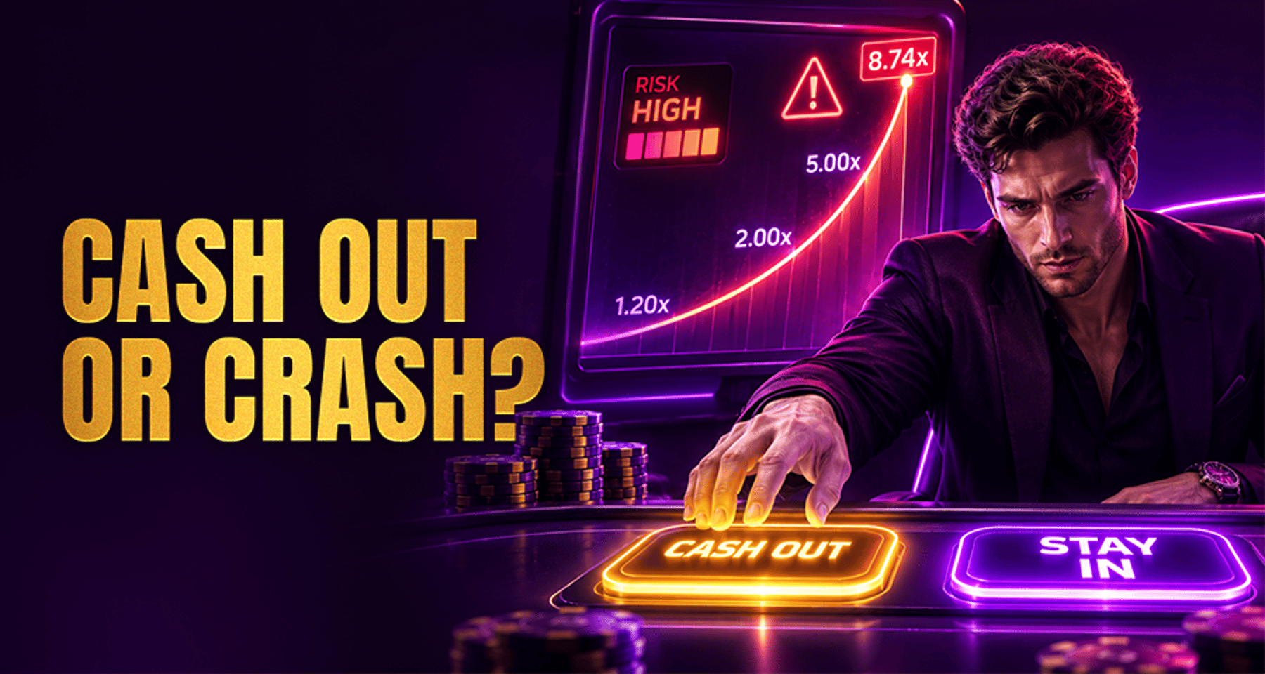 Cash or Crash Live: Risk and Cashout Decisions