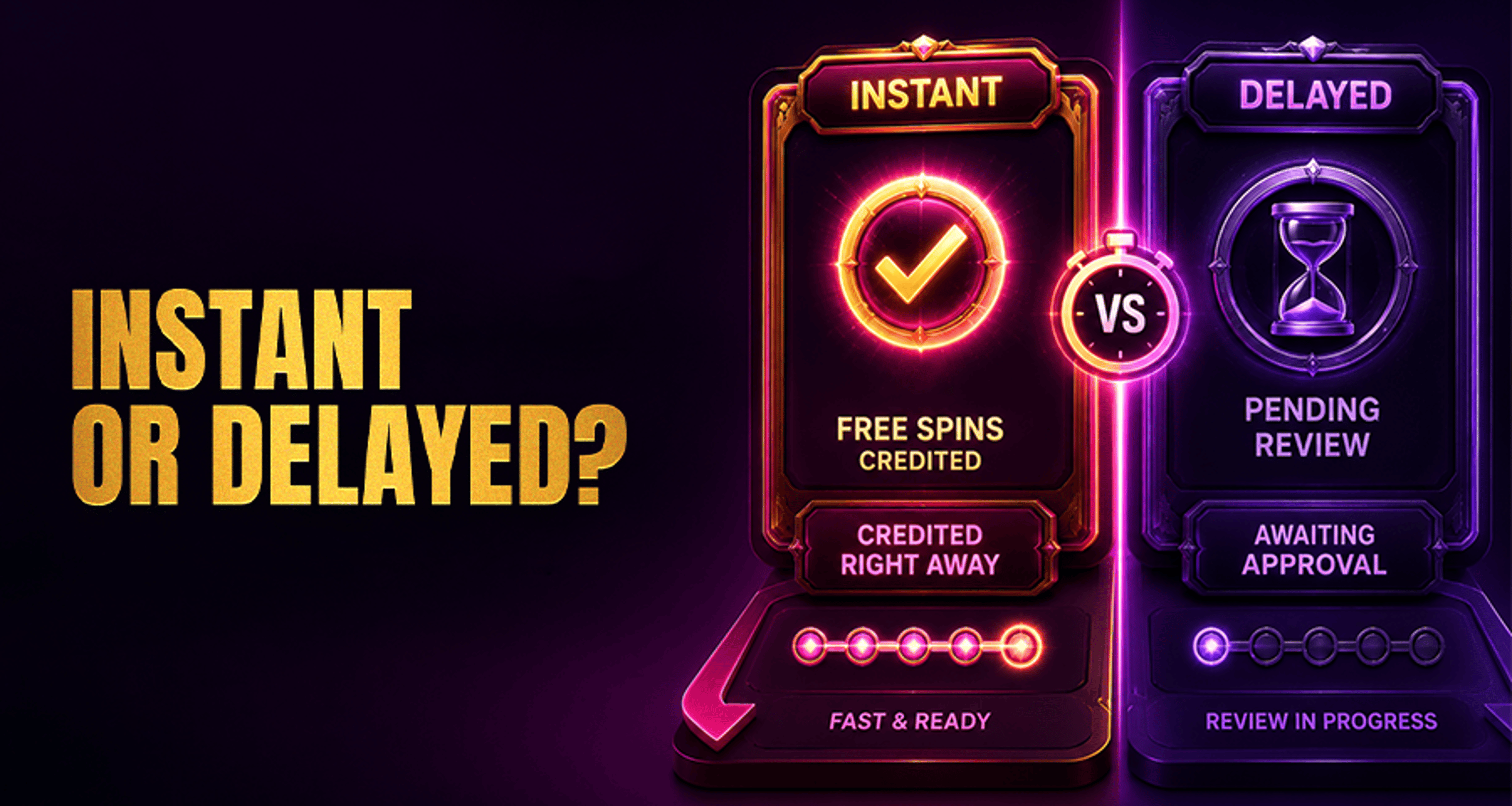 Deposit Free Spins Activation Time: Instant vs Delayed Credit