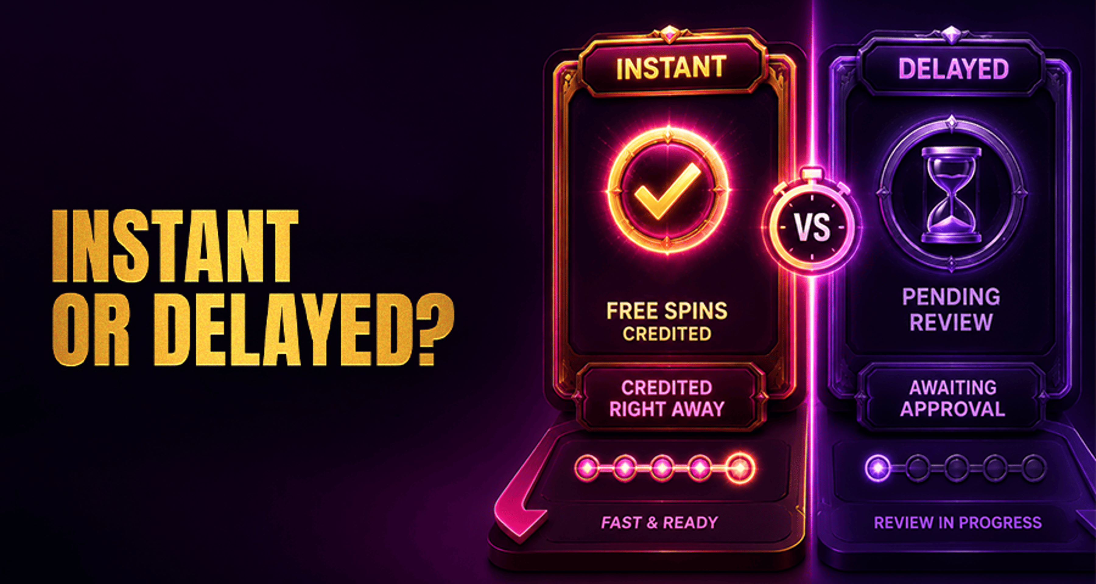 Deposit Free Spins Activation Time: Instant vs Delayed Credit