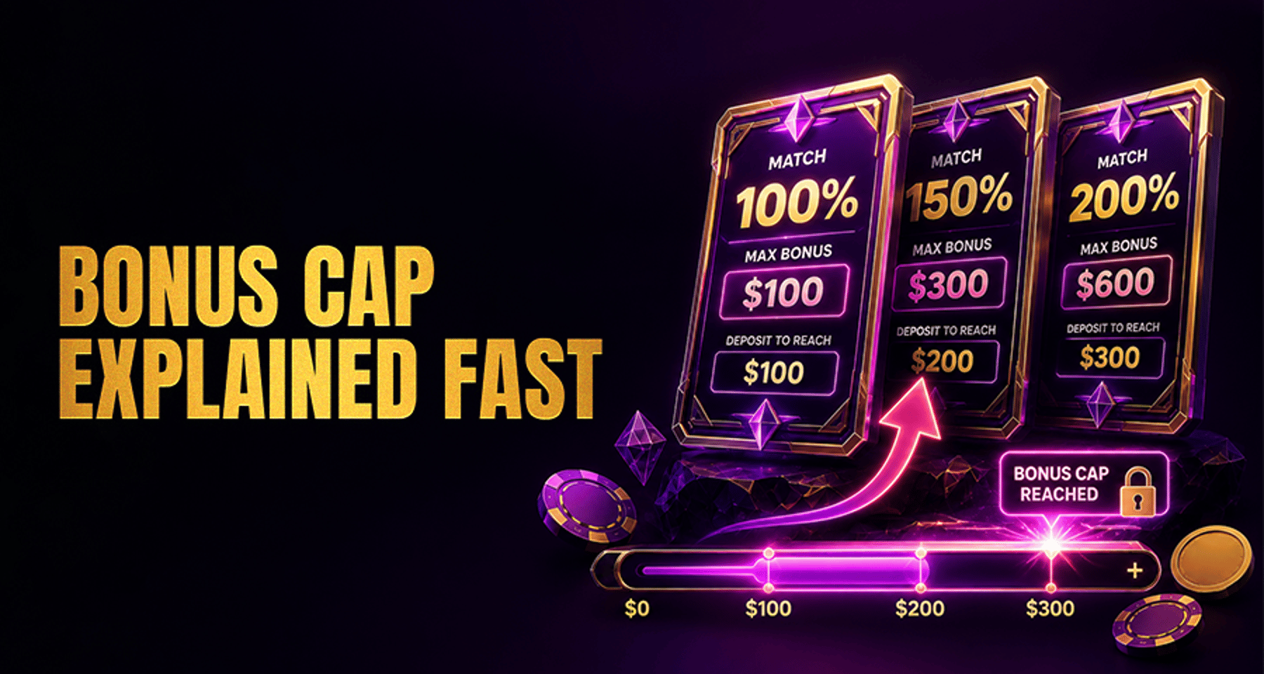 Deposit Match Bonus Cap: How Maximum Bonus Limits Work?