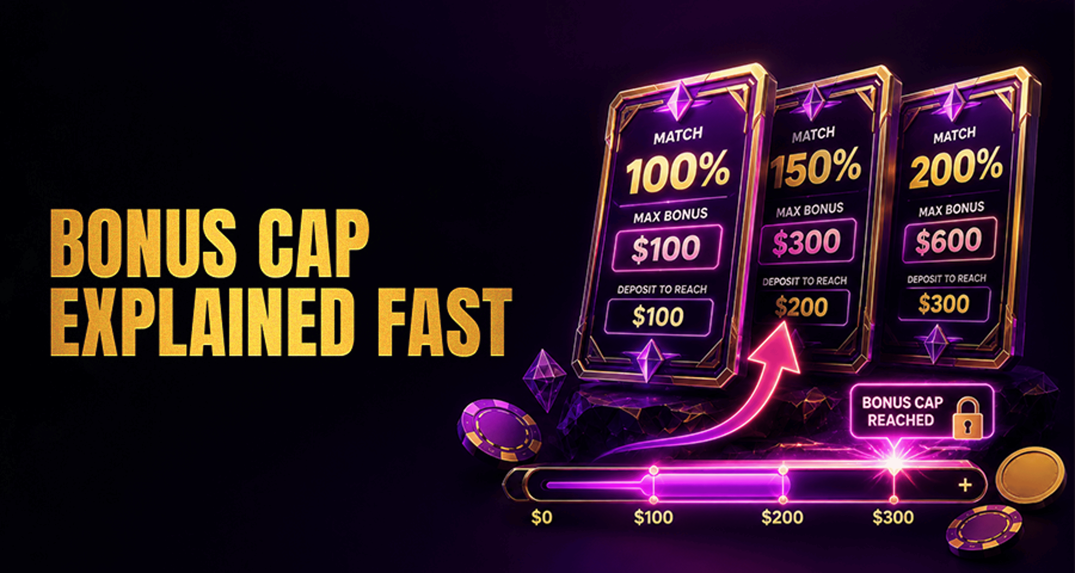 Deposit Match Bonus Cap: How Maximum Bonus Limits Work?