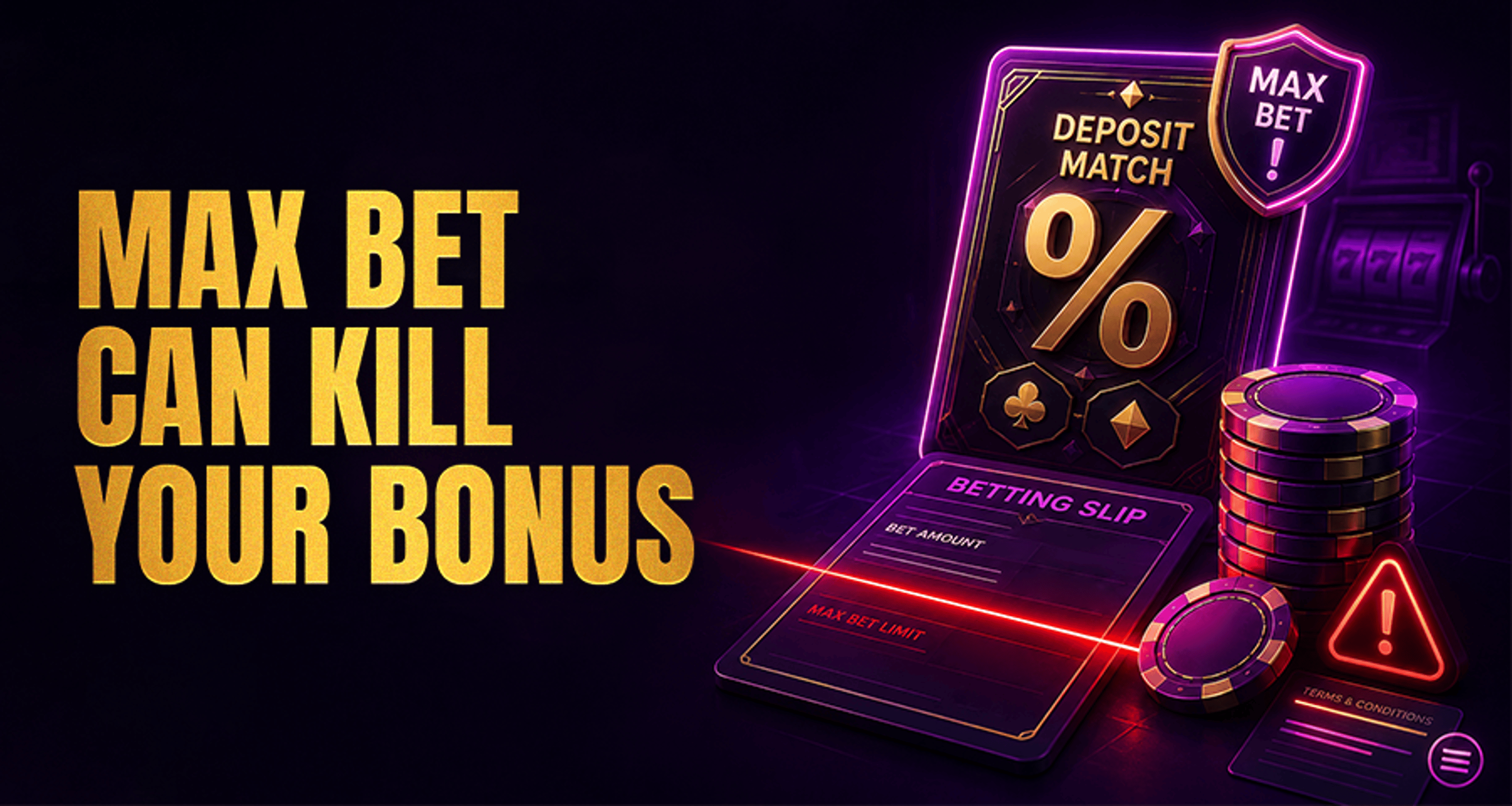 Deposit Match Maximum Bet Rule: Why Max Bet Limits Matter?